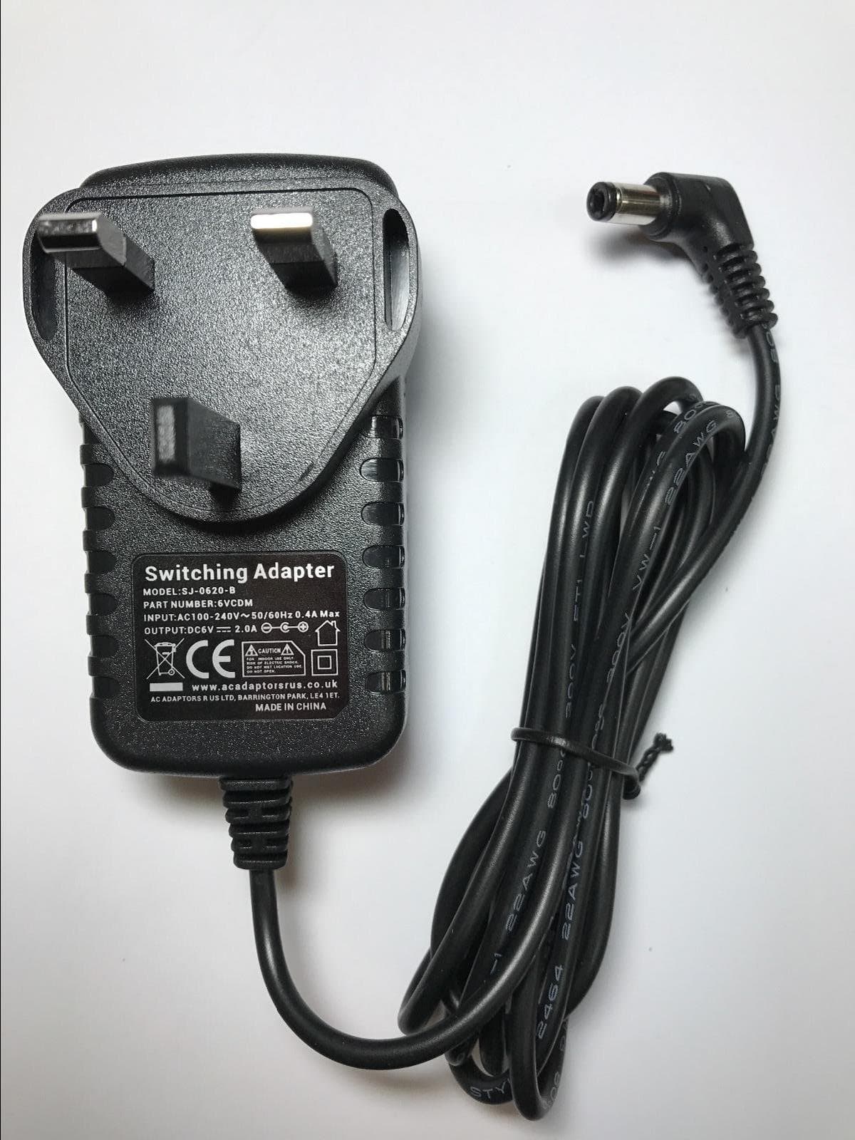 Replacement for 6V AC-DC Switching Adapter for Stanton M.203 M203 DJ Mixer
