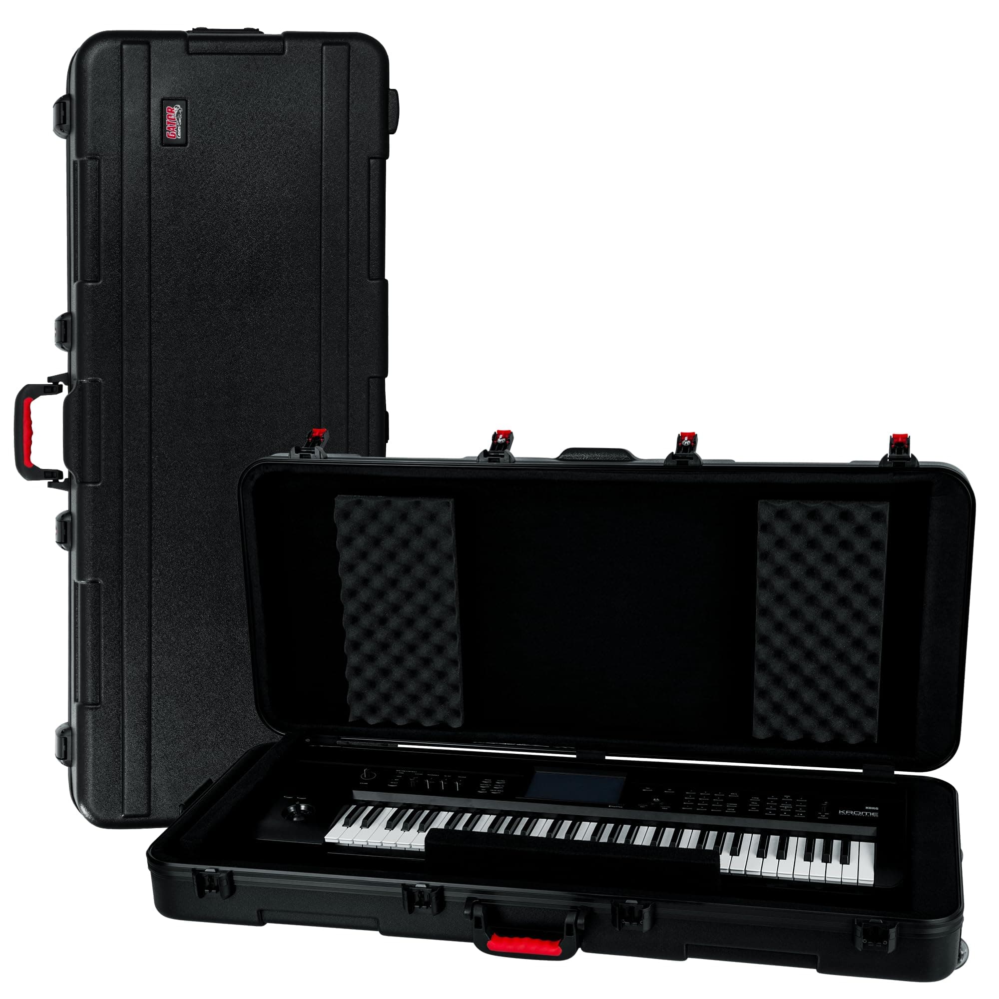 Gator GTSA-KEY61 TSA ATA Molded 61-note Keyboard Case with Wheels