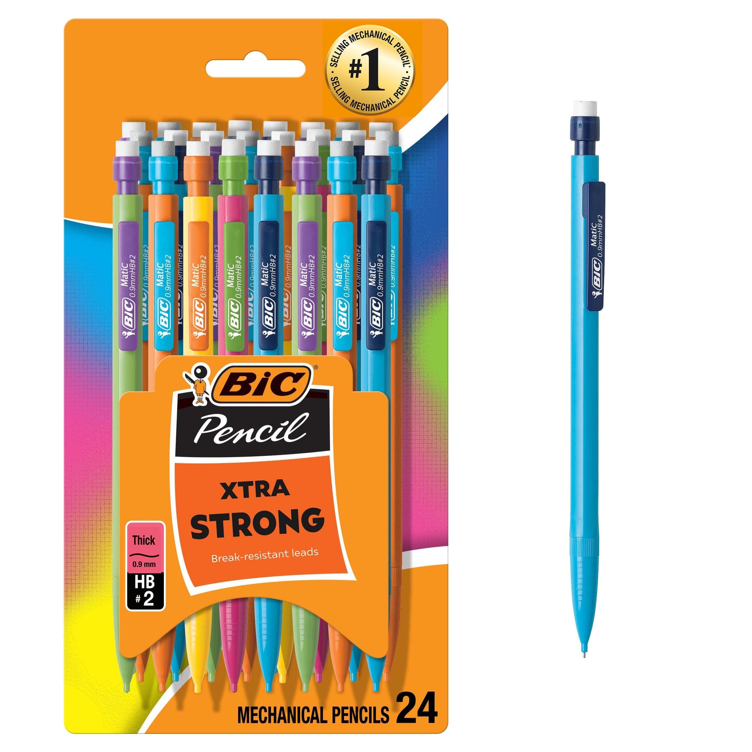 Bic Extra Strong Mechanical Pencils 2, Multi-Colour