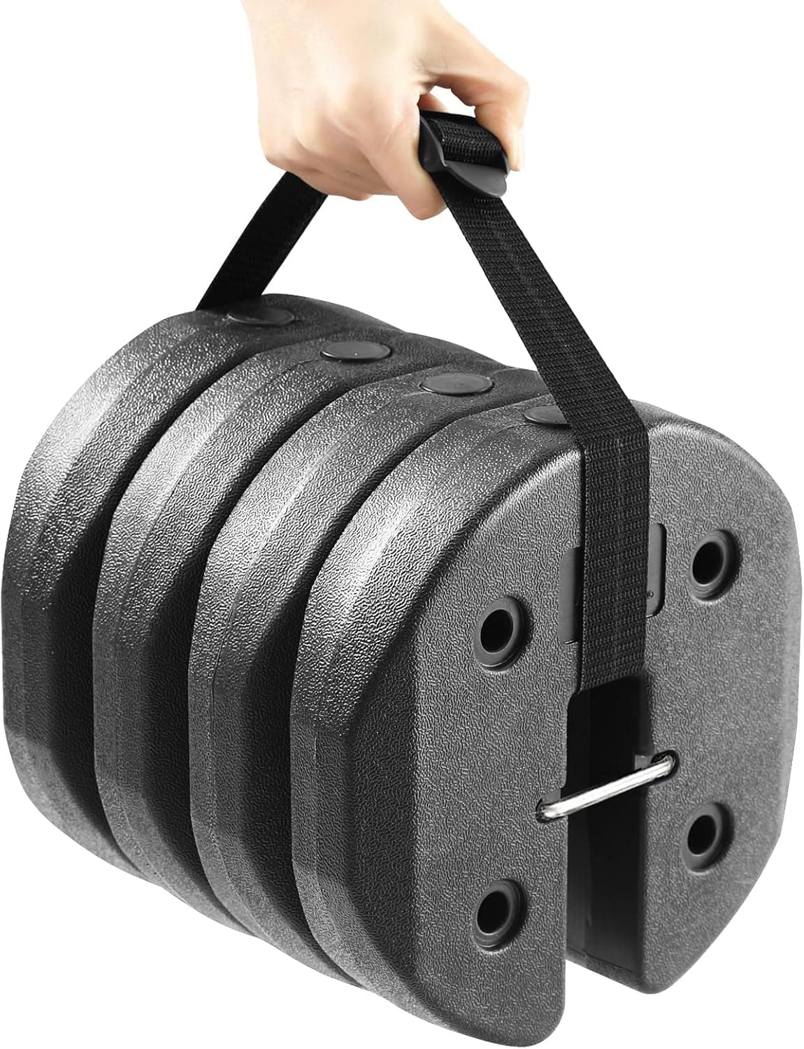40LBS Easy Canopy Weights Set of 4 with Lock Design for Wind Resistance, No Sliding, Stably Secure Tents, Canopies, and Umbrellas at Outdoor Events