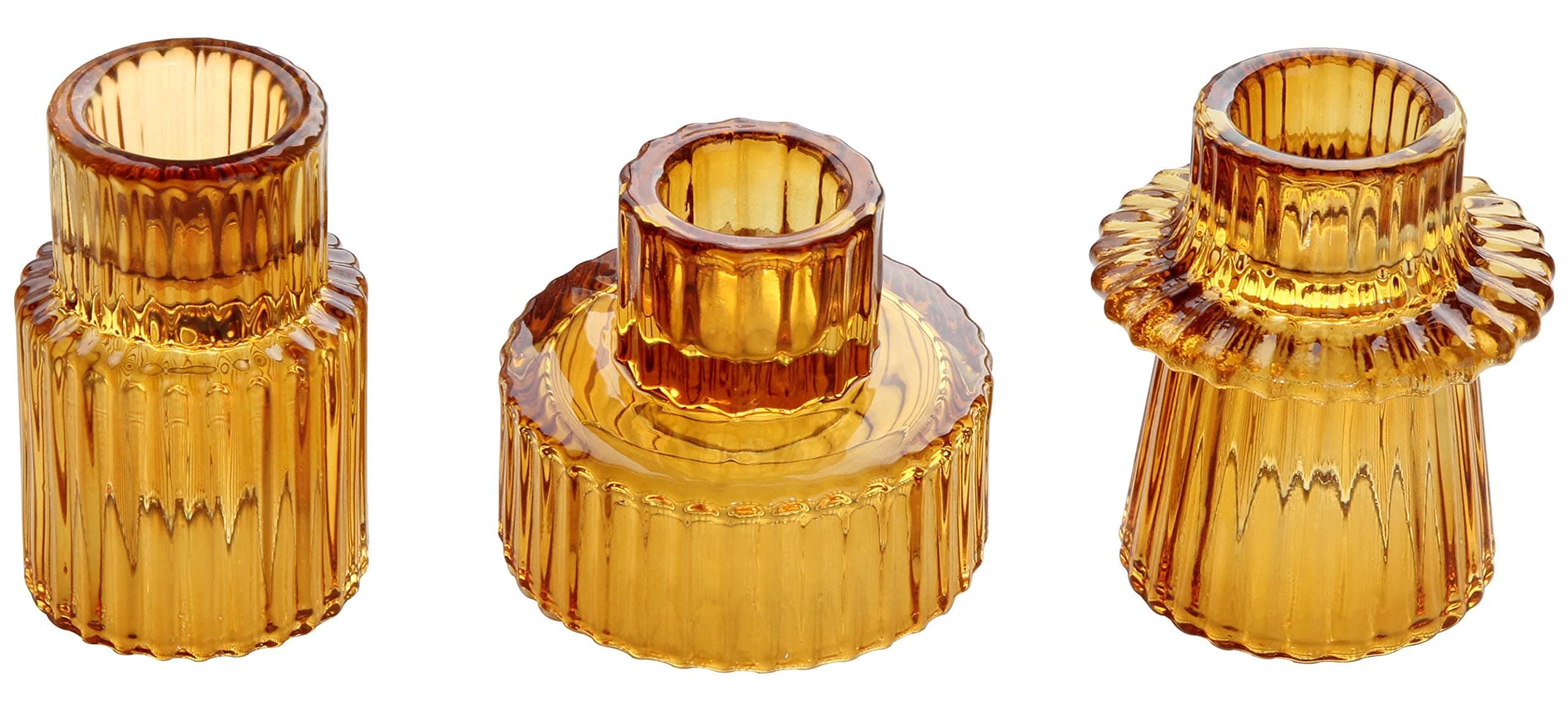 Striped Candlesticks