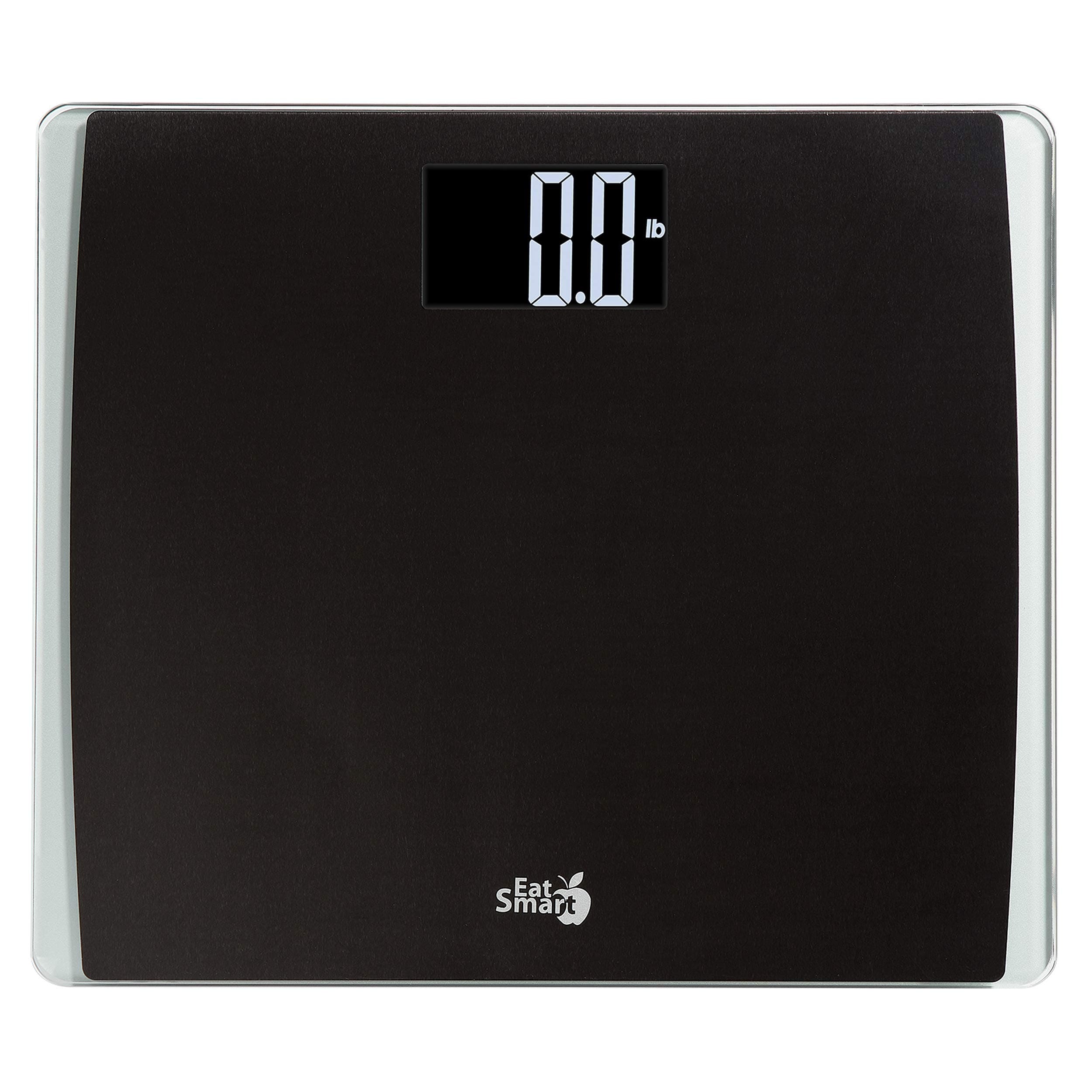 EatSmartPrecision High Capacity Scale with Extra Wide Platform, 550 Pound, Black