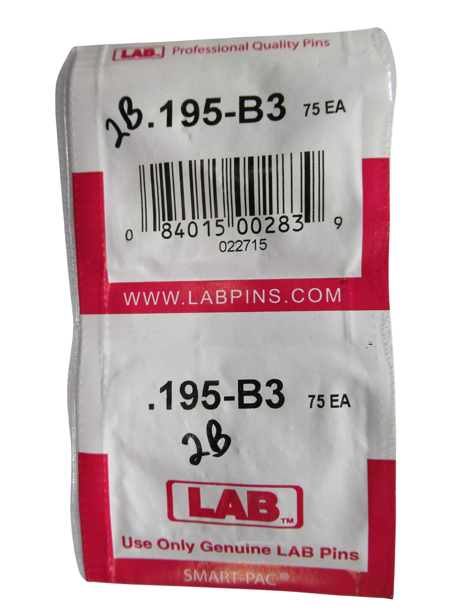 LAB SECURITY 3195S4 UNIVERSAL REPLACEMENT PINS .003 INCREMENTS BOTTOM SIZE .195