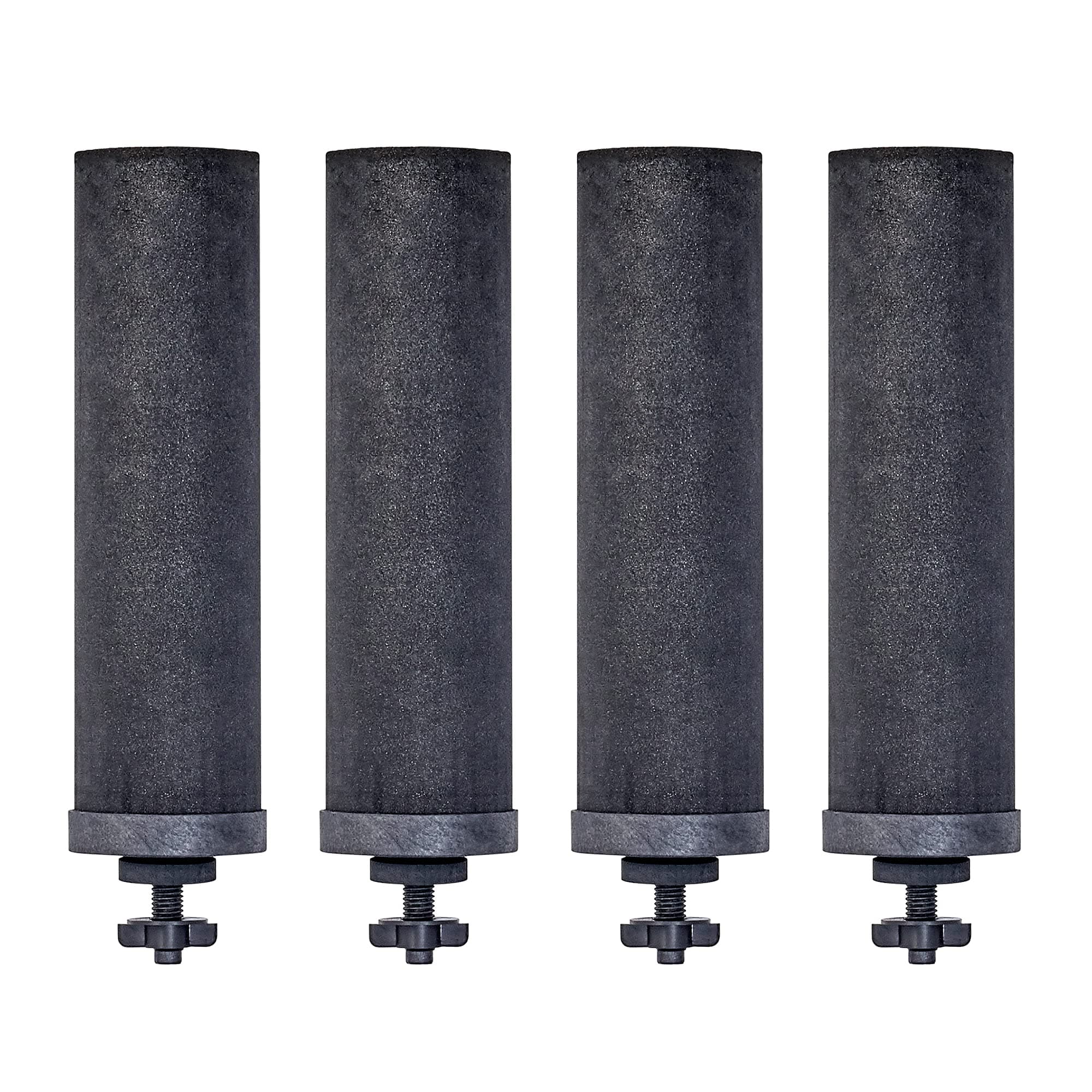 Authentic Black Berkey Elements BB9-2 Filters for Water Systems (Set of 4 Black Berkey Elements)