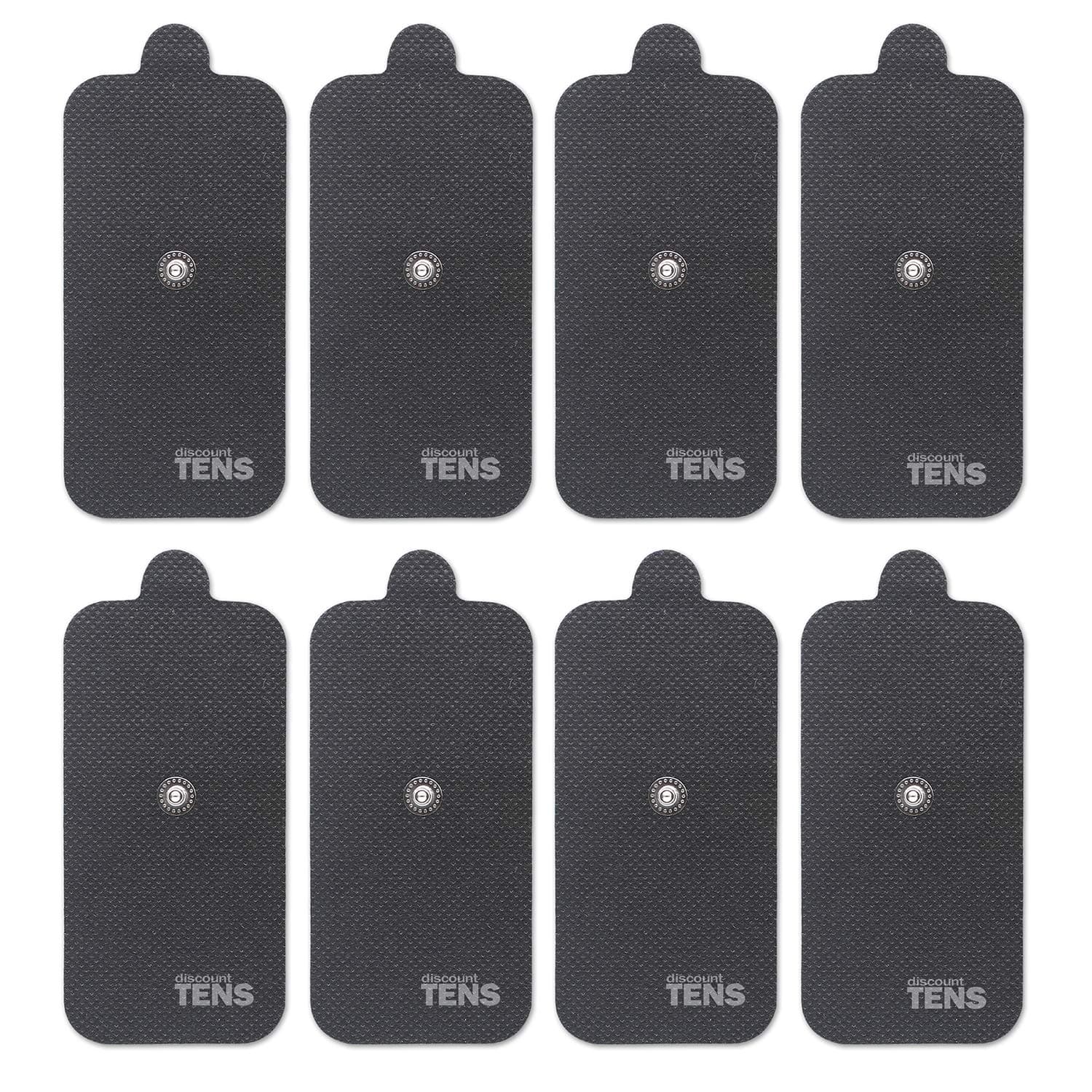 Brand – Easy Snap Replacment Electrodes Compatible with Compex. 8 Premium 2"x4" Replacement Pads for Compex TENS/EMS Units Edge, Sport, Elite – Durable, Reusable & Self-Adhesive