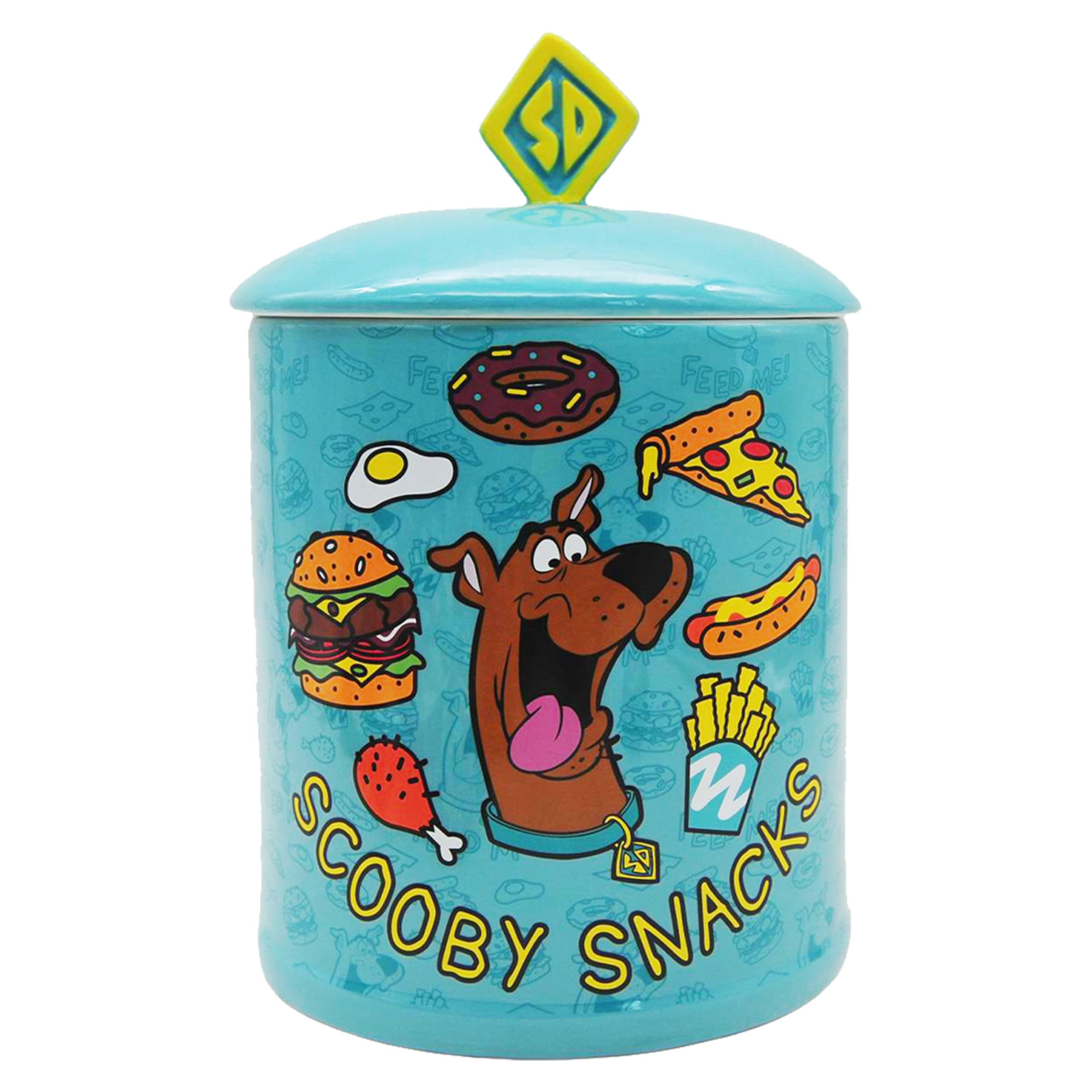 Silver Buffalo Scooby Doo Scooby Snacks Ceramic Cookie Snack Jar (Large)