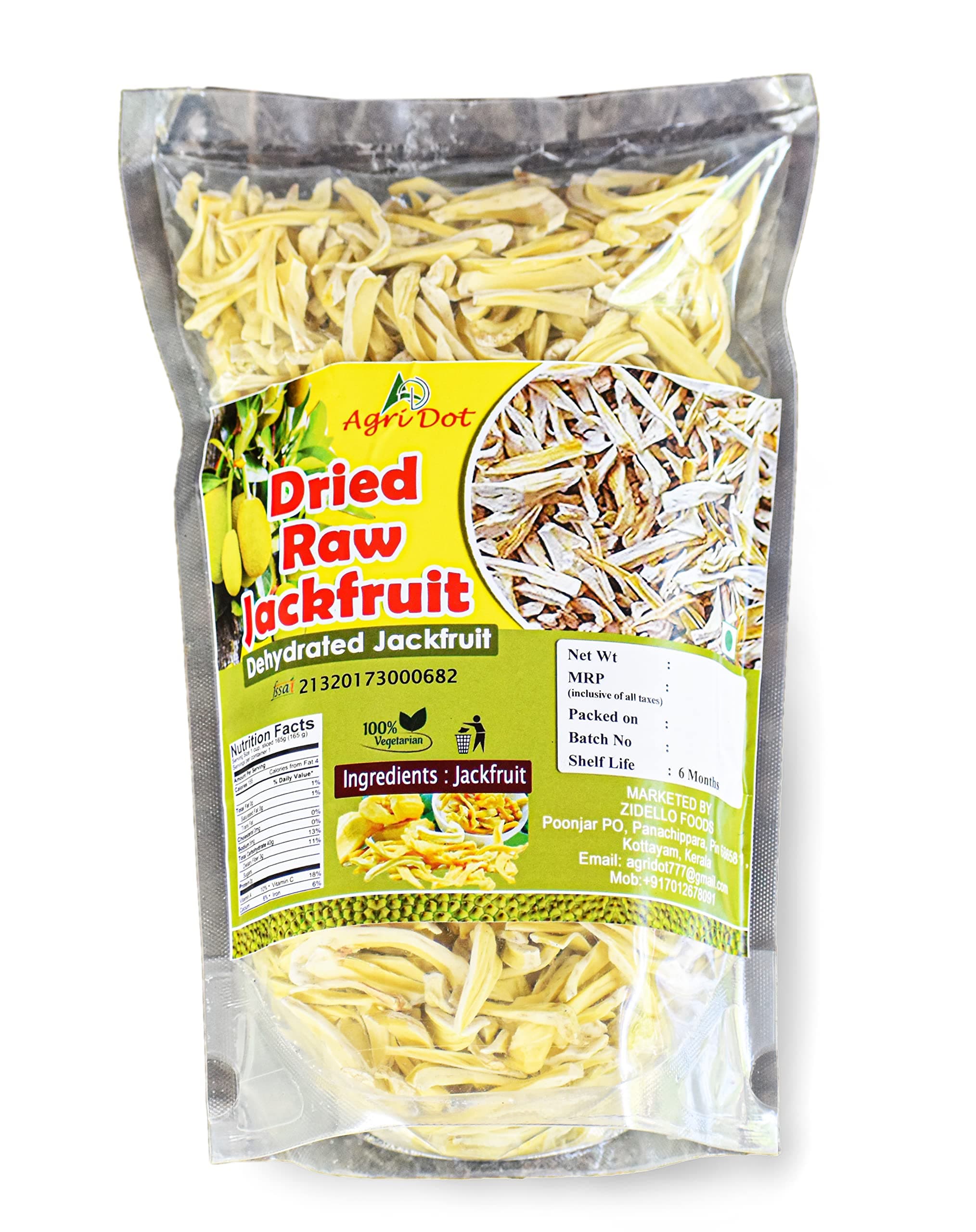 Dried Raw Jackfruit/Dehydrated Jackfruit 400gm