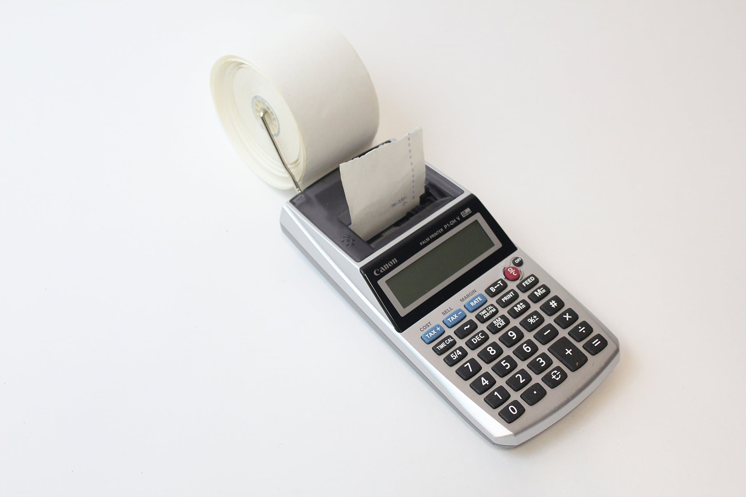 Palm Printer P1-DH V Printing Calculator