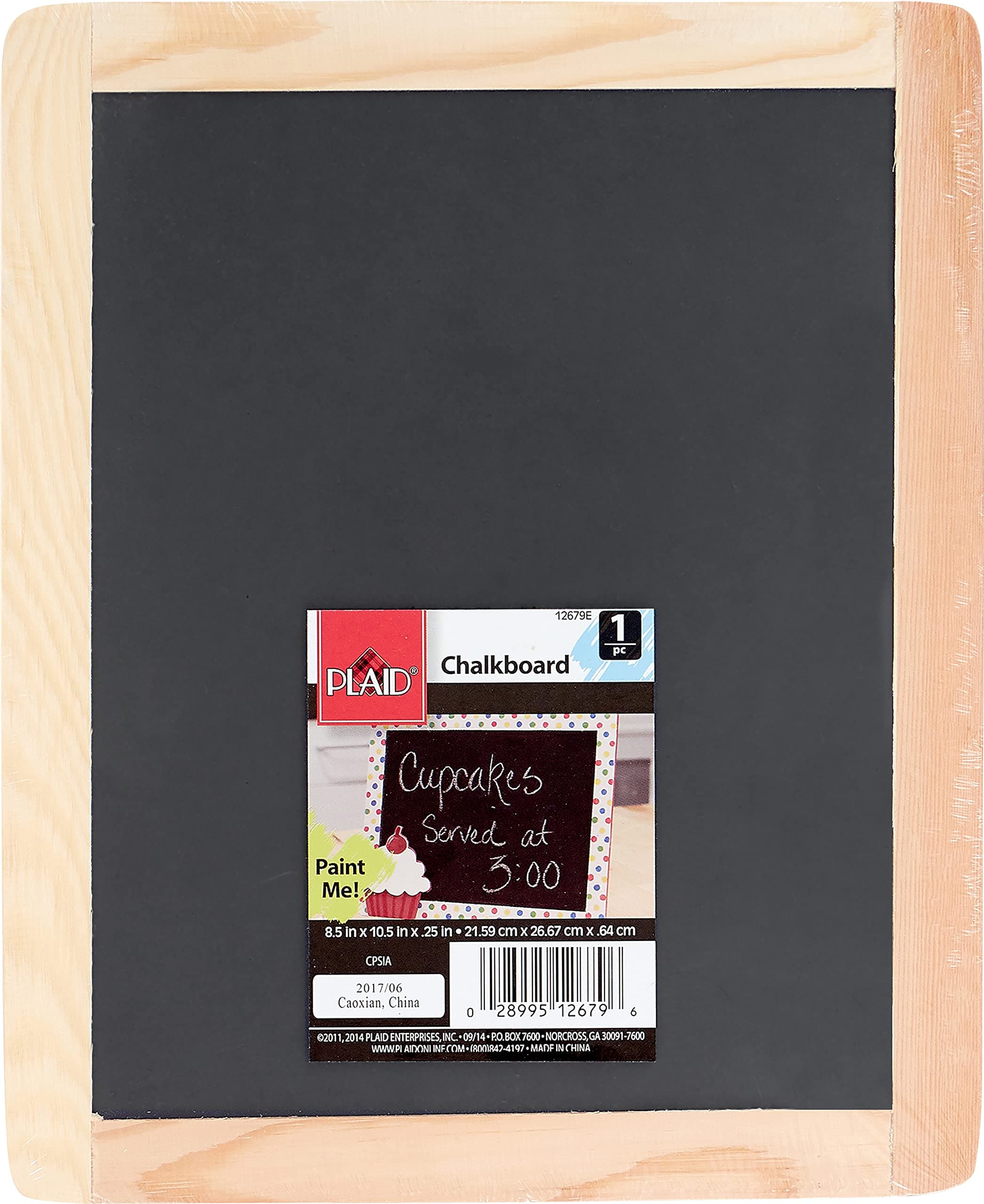 Double Sided Framed Chalkboard, 8.5"X10.5", 1 Pack