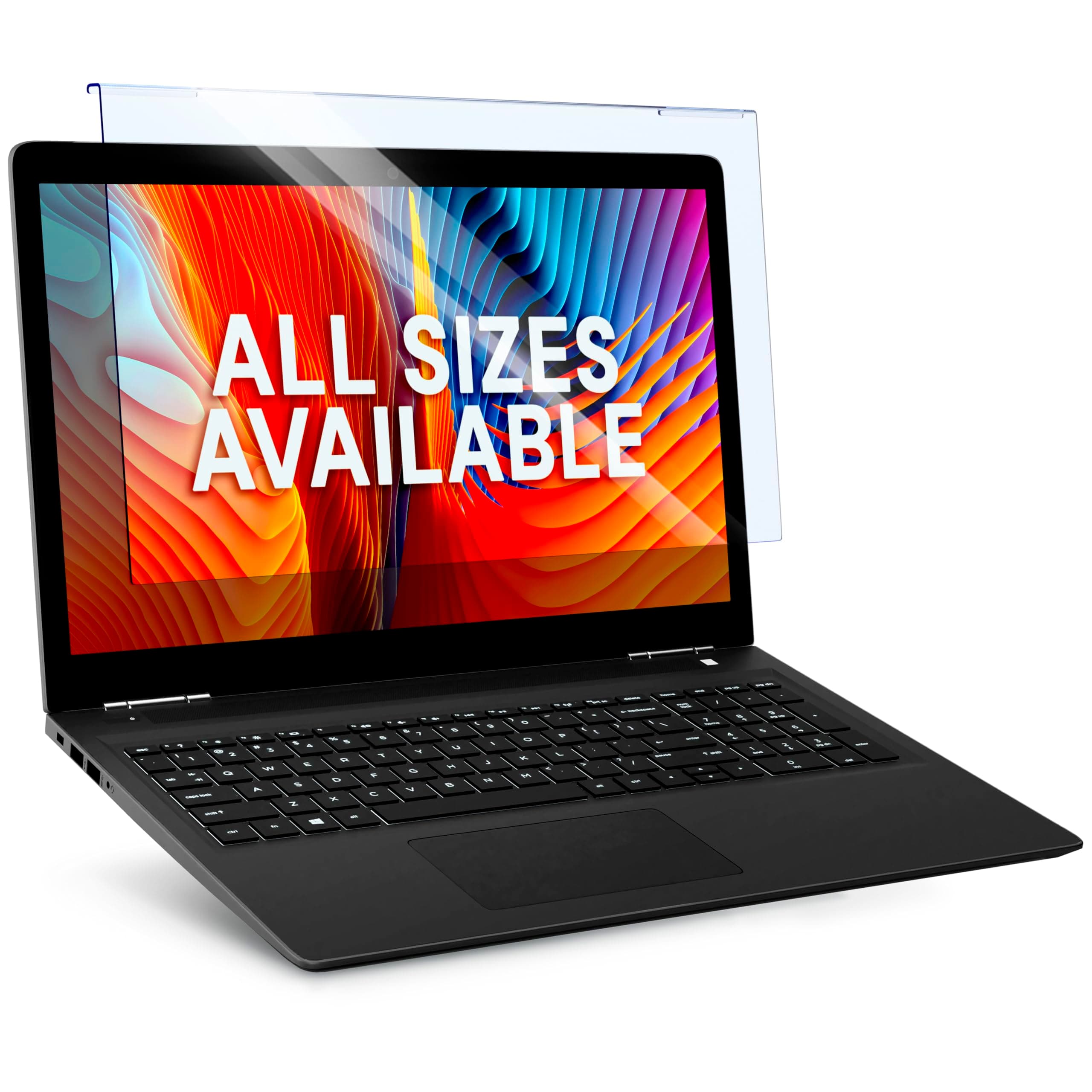 – VINTEZ Blue Light Screen Protector for 14 Inch Computer Monitor and Laptop – Anti-UV Blue Light Blocking Film for Desktop PC, Eye Protection Filter, 12.6" x 8.1", 1 Pack