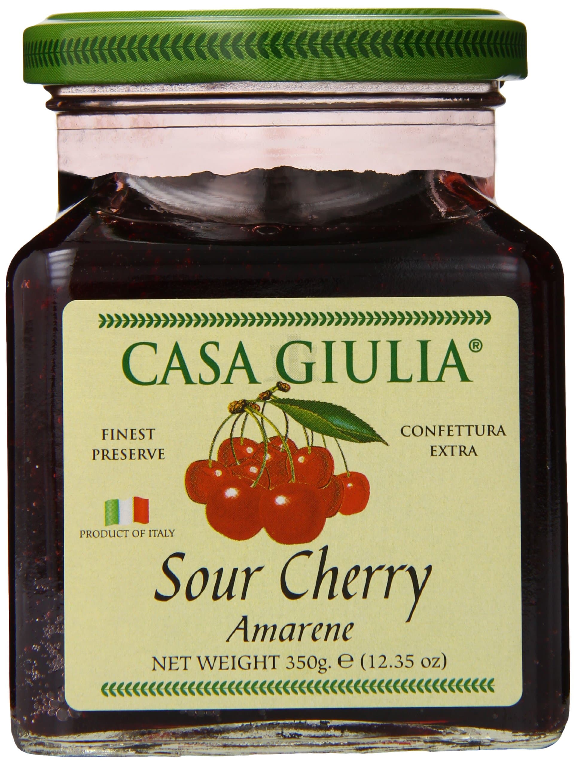 Casa Giulia Jam, Sour Cherry, 12.35 Ounce