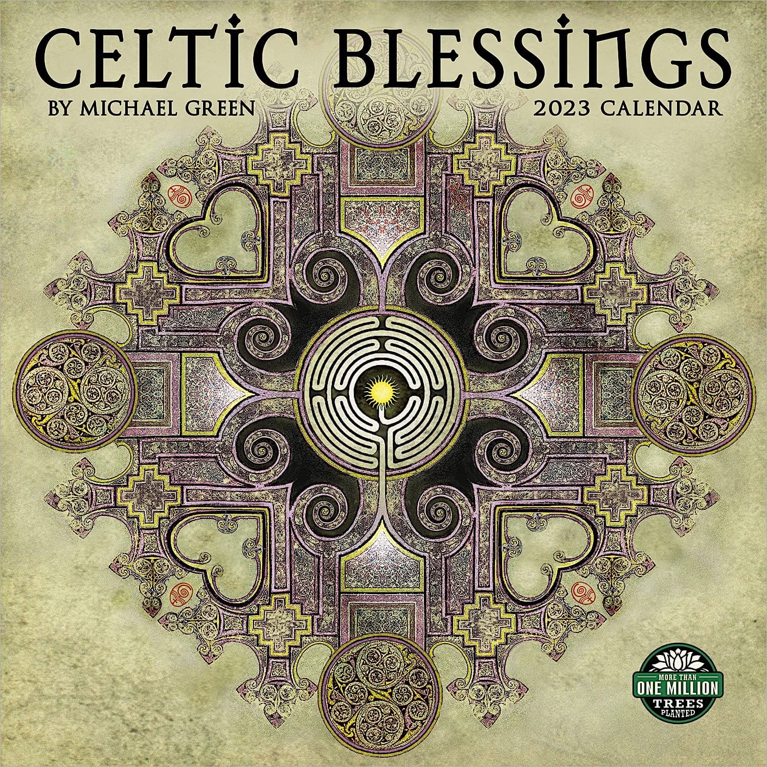 Celtic Blessings 2023 Wall Calendar: Illuminations by Michael Green