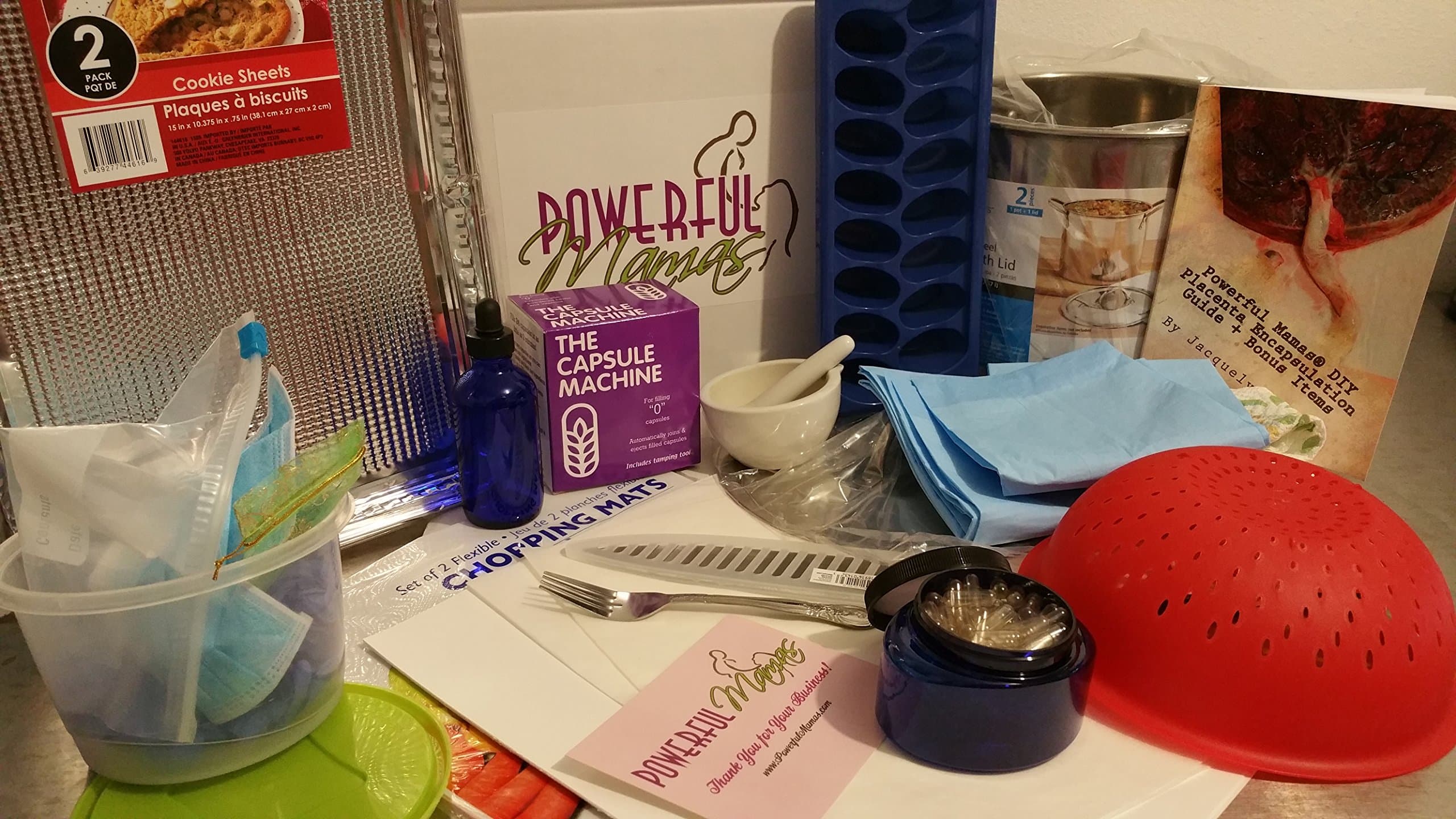 Powerful Mamas Do It Yourself Placenta Encapsulation Kit