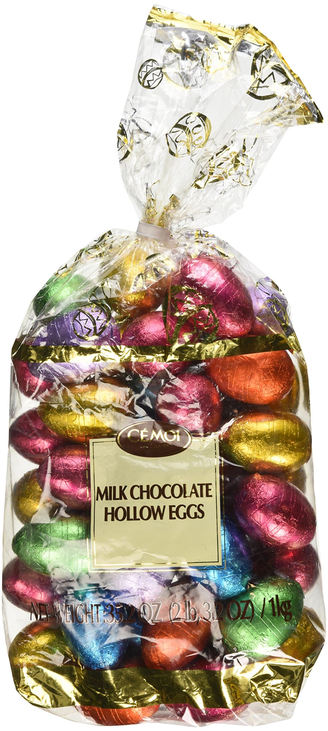 Cemoi Chocolatier Milk Chocolate Hollow Easter Eggs Easter Gift Present (Pack...