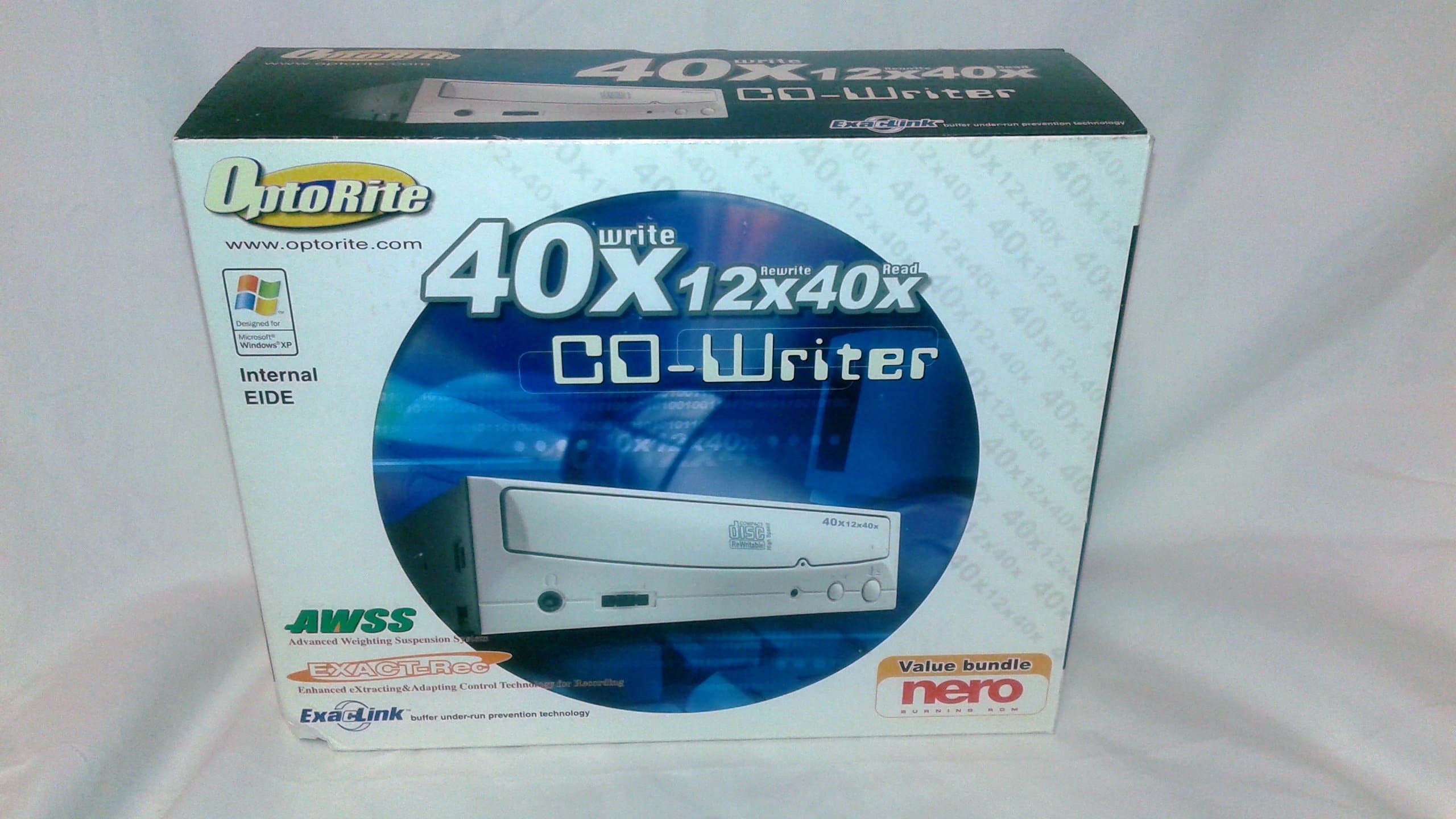 OPTORITE 40X CD WRITER BEIGE IDE W/NERO SOFTWARE