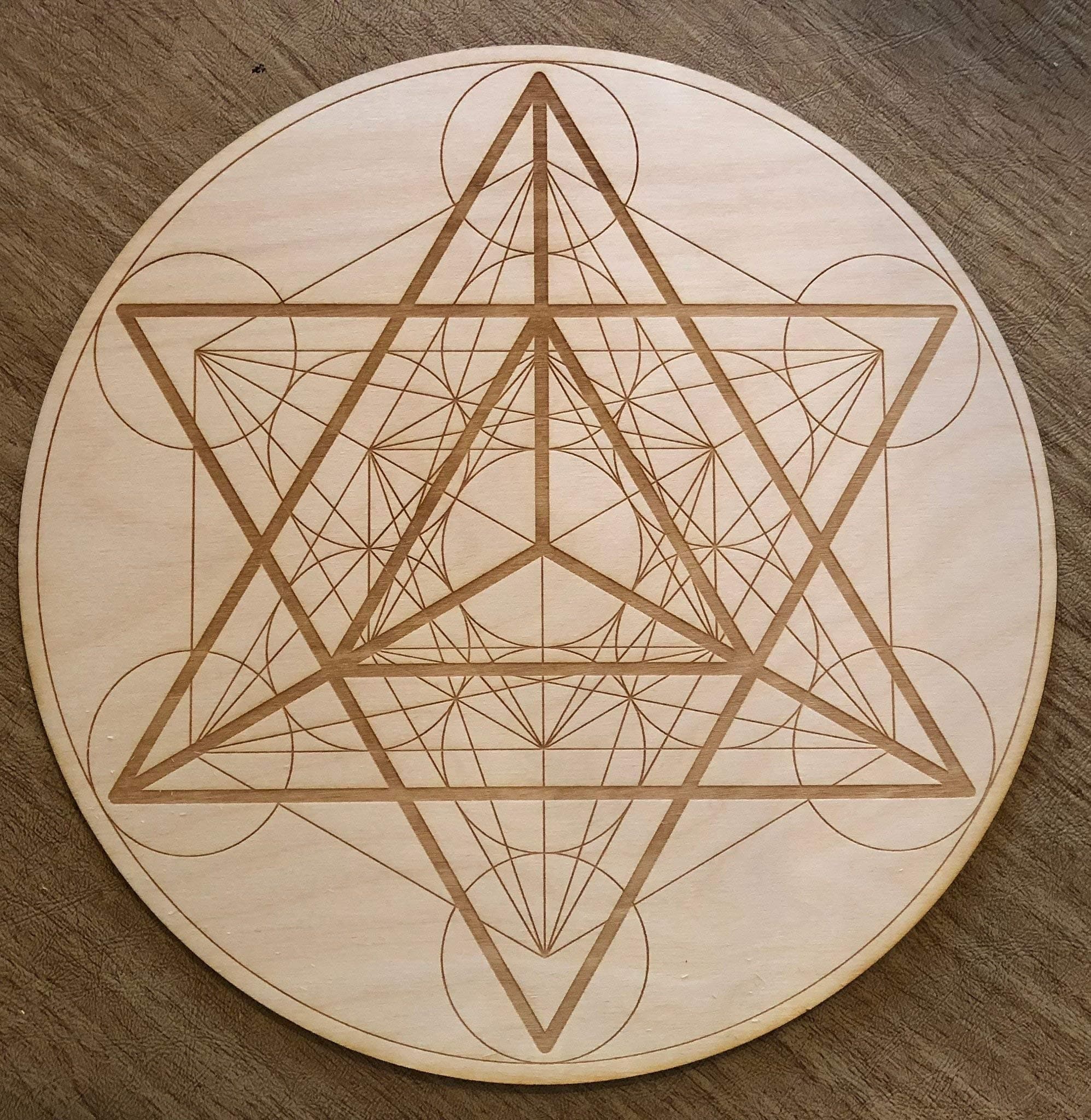 Merkaba Metatron's Cube Crystal Grid