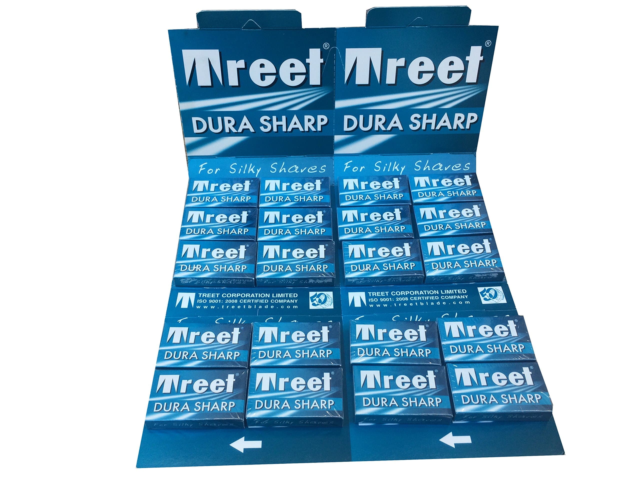 Treet Dura Sharp Double Edge Safety Razor Blades, 100 Count