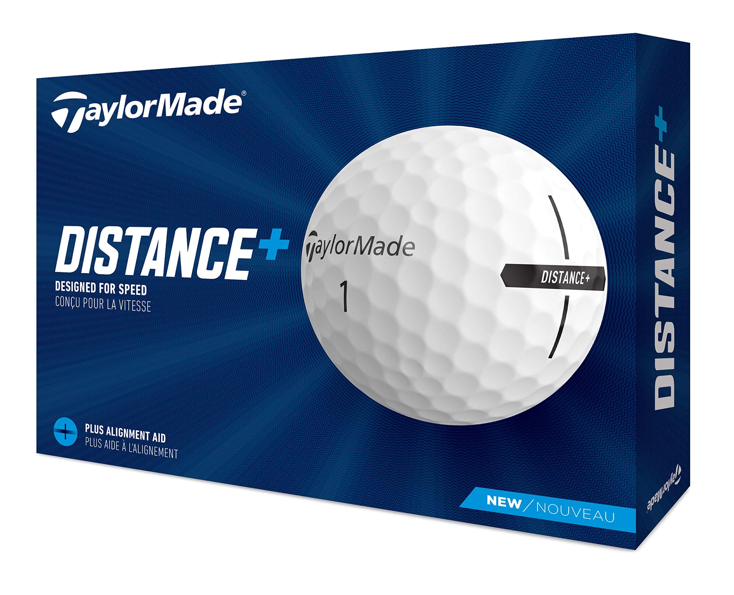 TaylorMade Distance+ Yellow Golf Balls