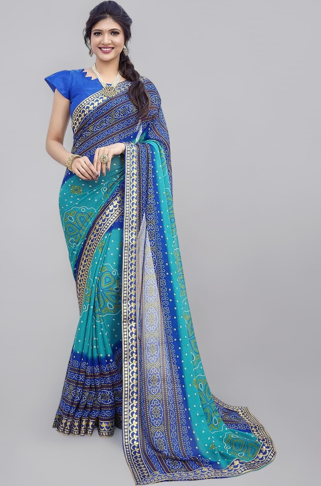 Yashika Georgette Womens Saree