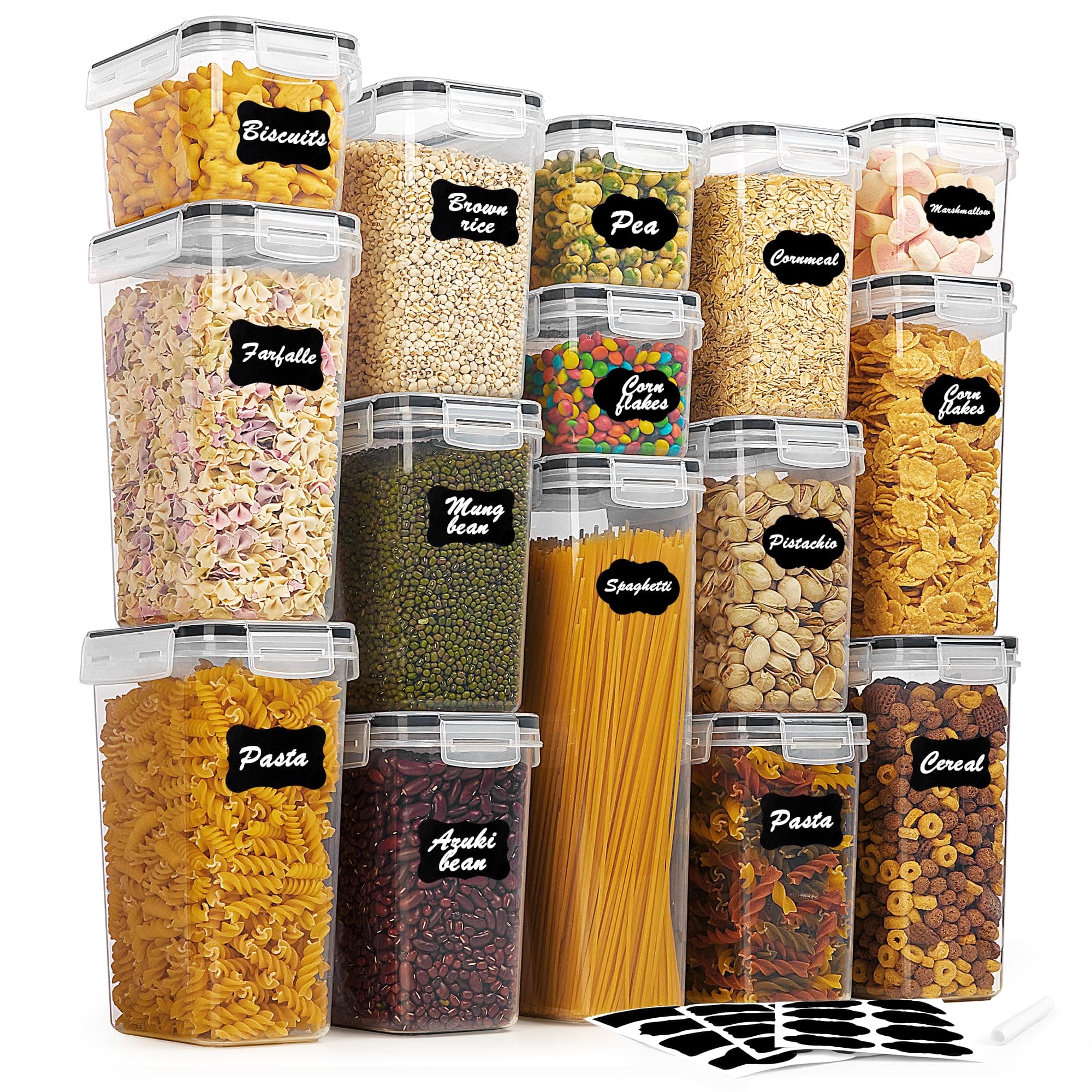 15 Pack Airtight Food Containers Set