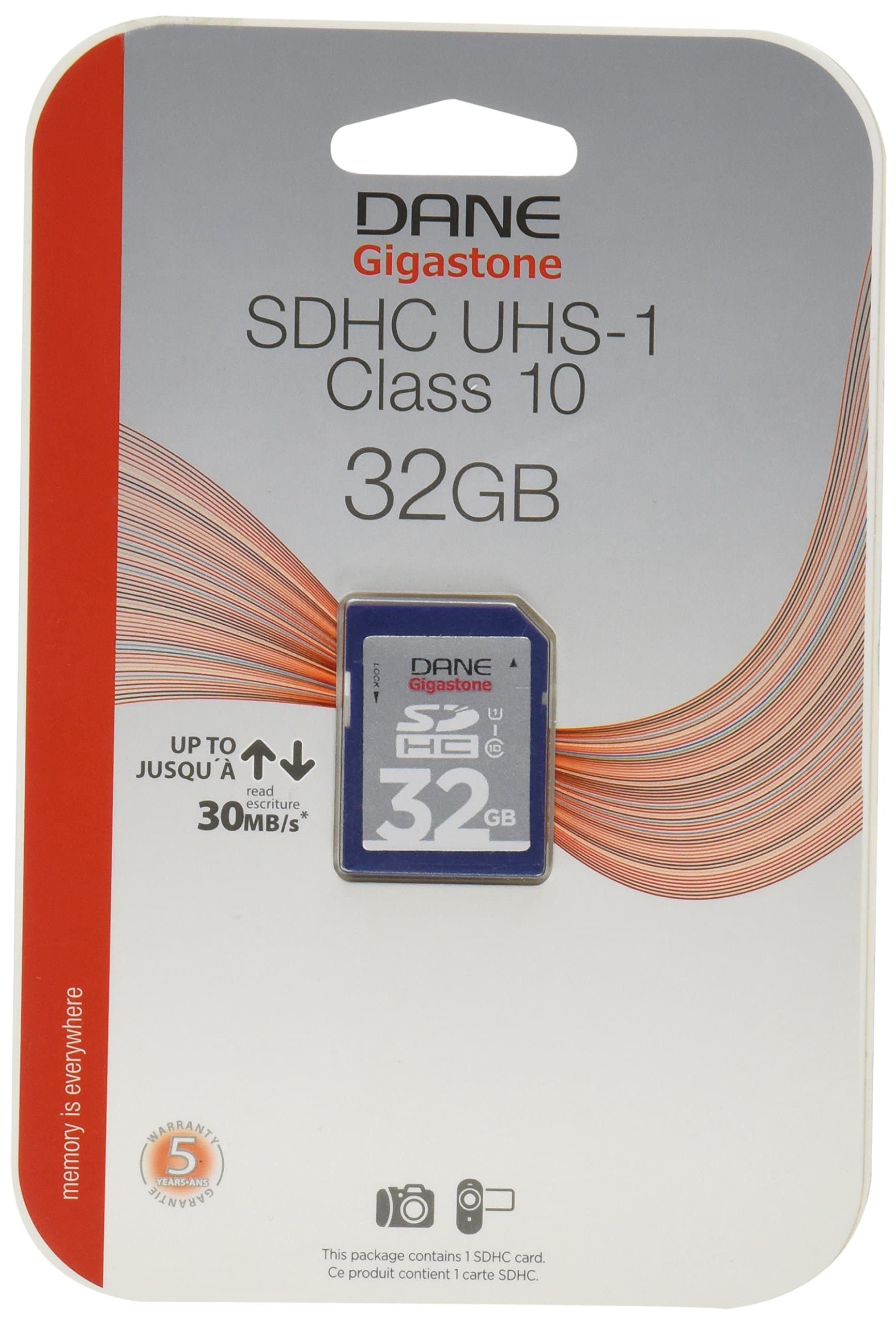 Dane Elec High Speed 32 GB Class 10 Secure Digital Card DA-SD-1032G-R