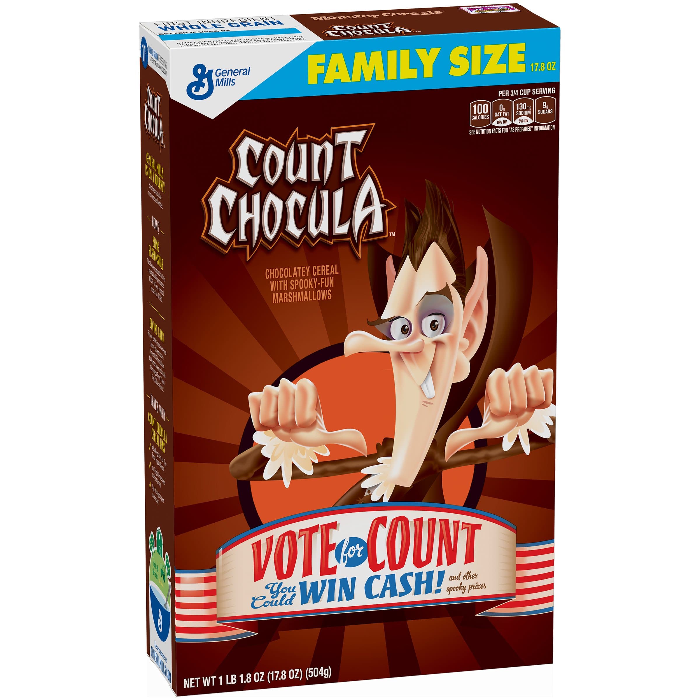 Count Chocula Cereal, 17.8 oz (504g)