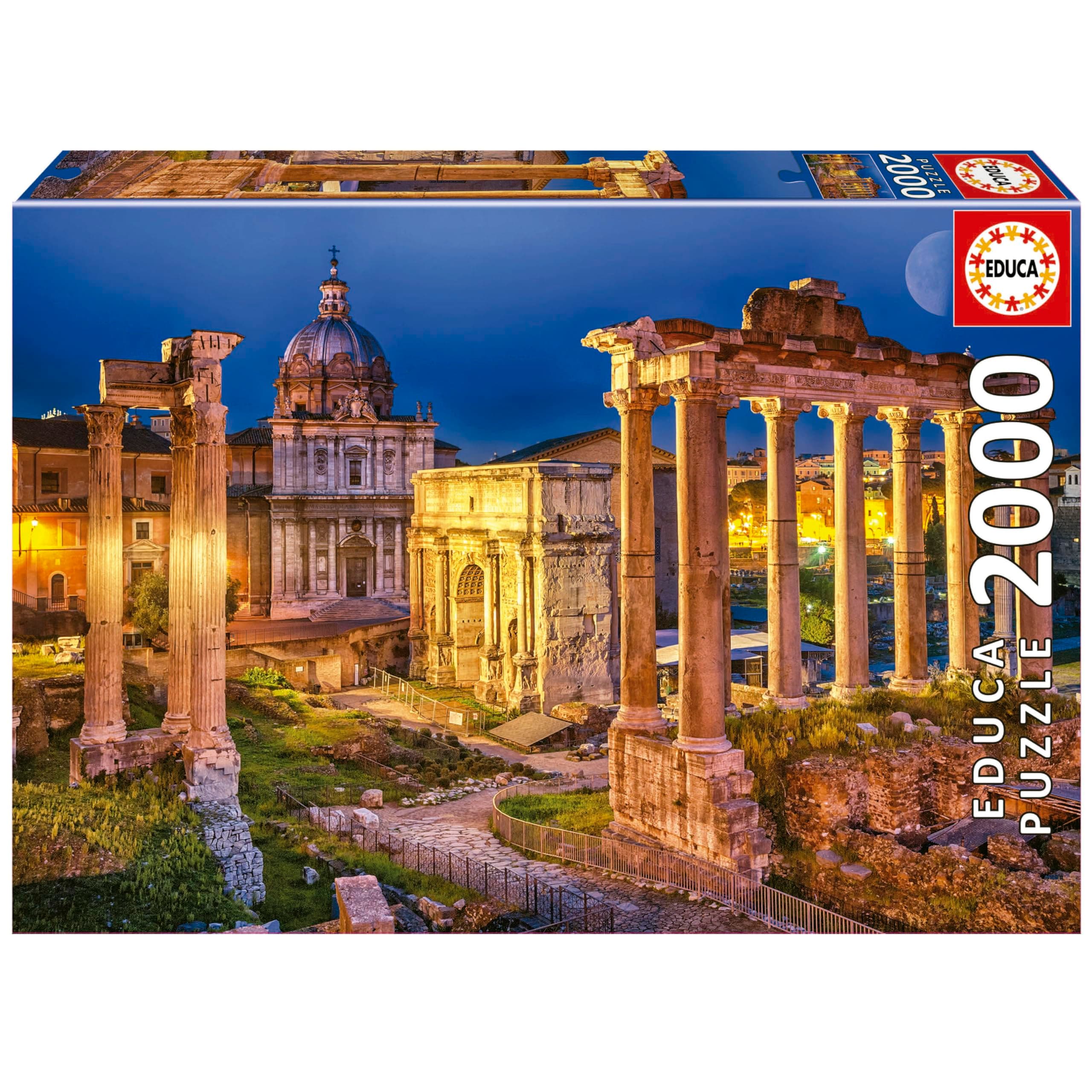 Educa Roman Forum Puzzle 2000-Pieces, Multicolor
