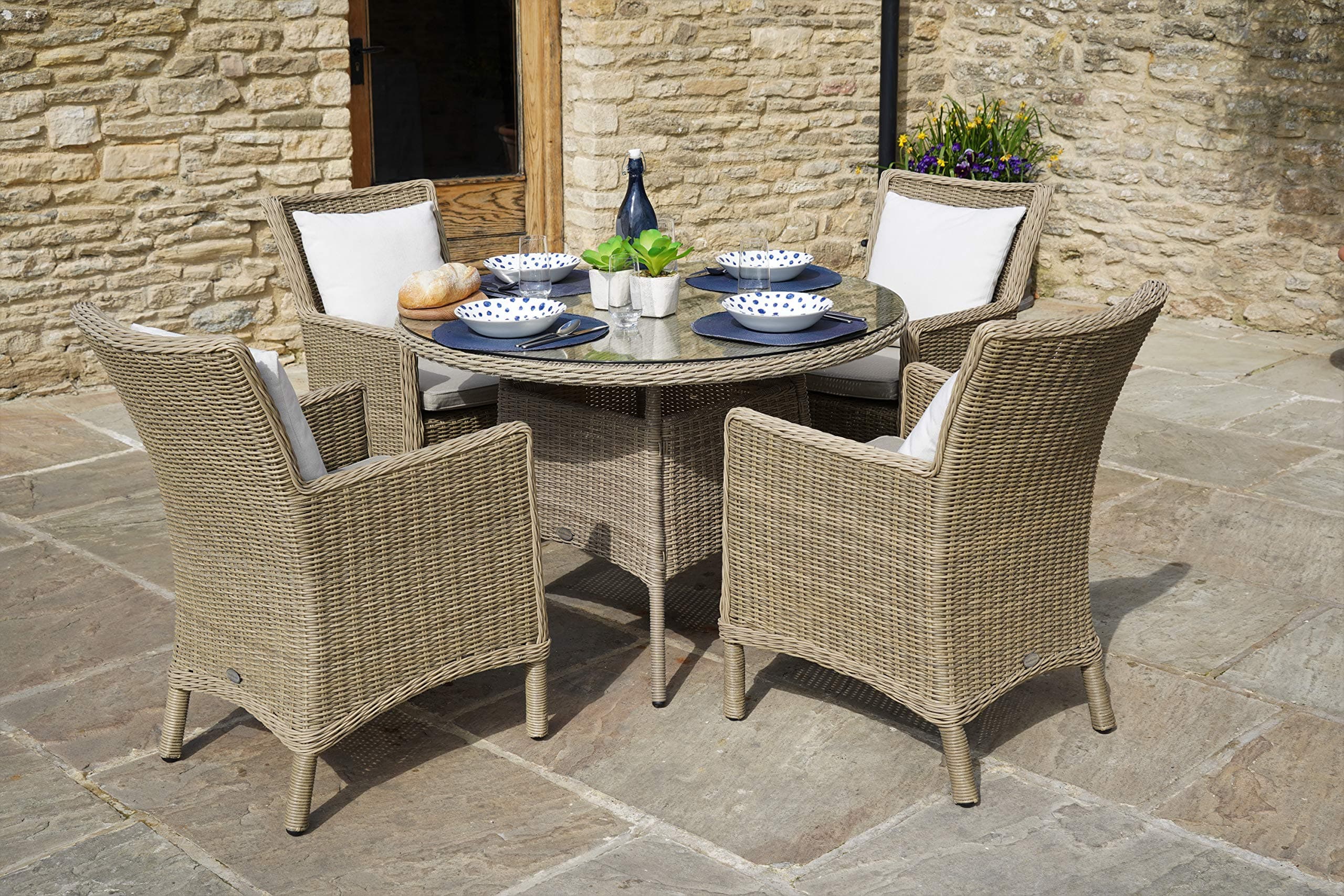 Bramblecrest Chiltern 110cm Round Dining Set