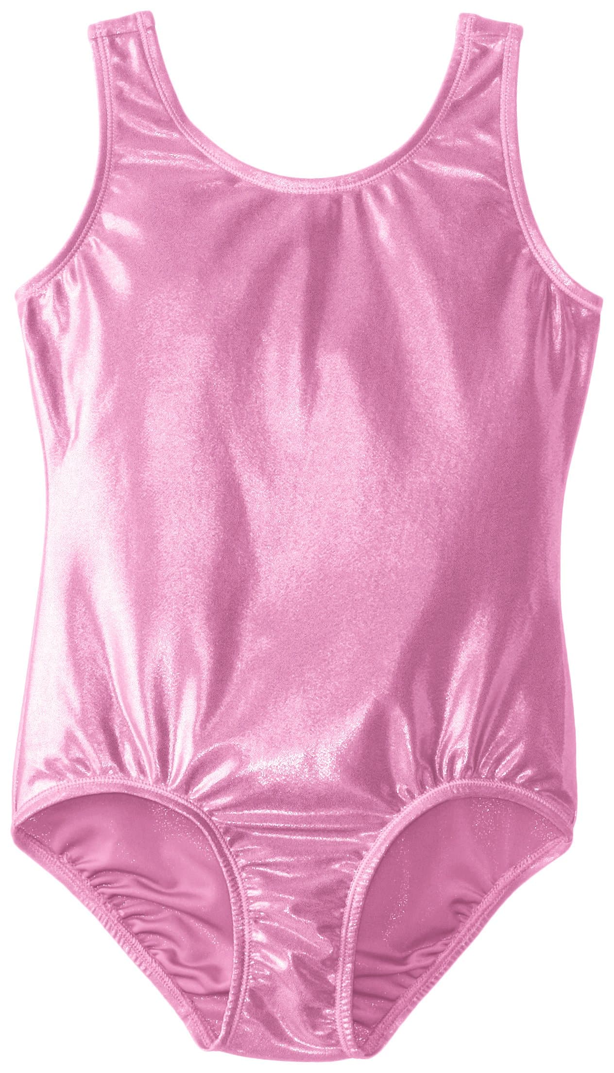 Danskin Girls' Gymnastics Solid Sparkle Leotard