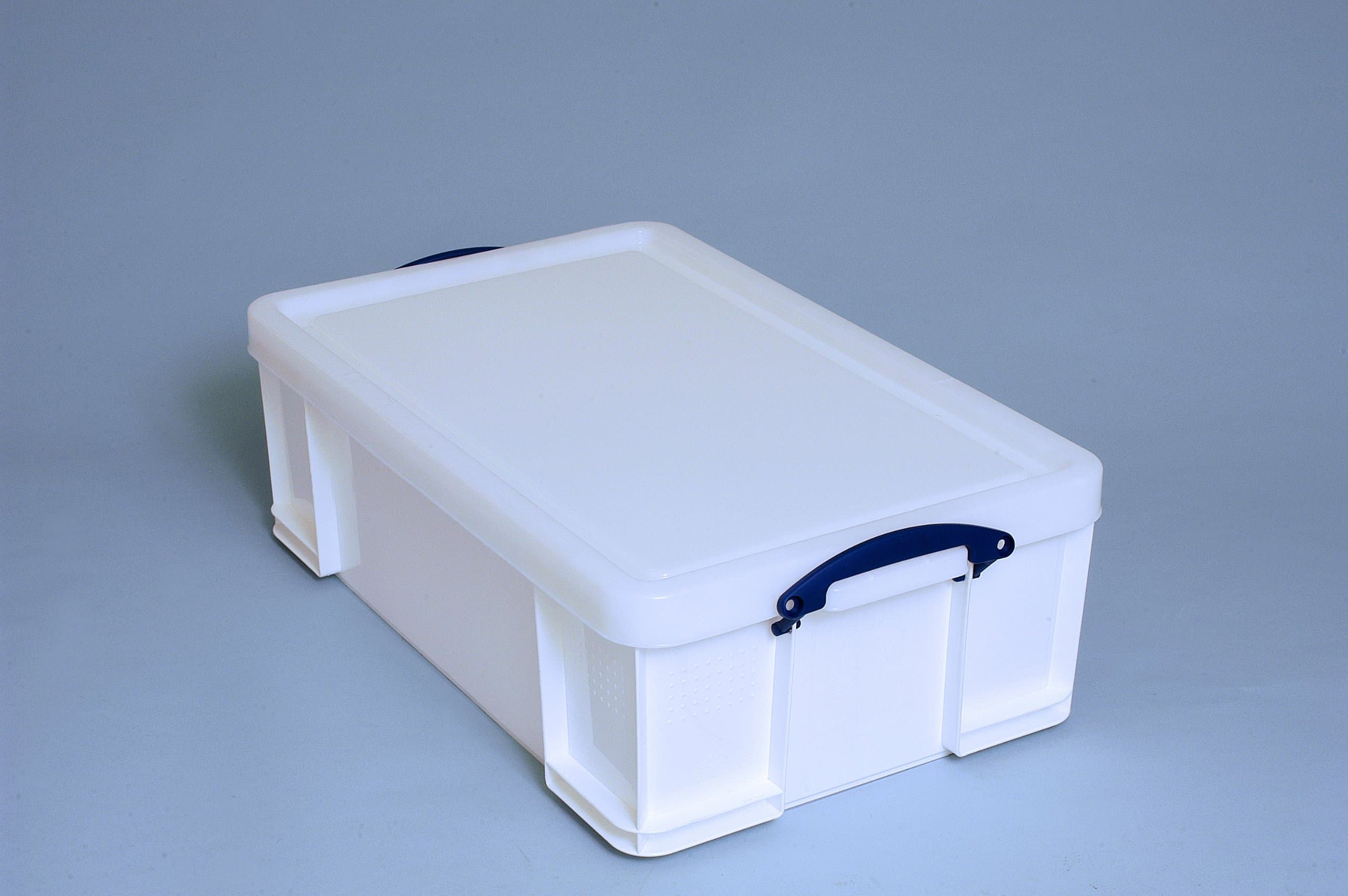 Really Useful Plastic Storage Box 50 Litre White Strong