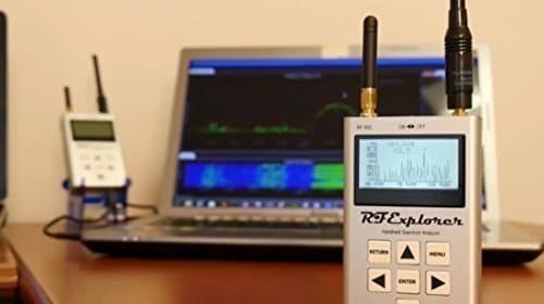 RF Explorer Bundle #4 -- Model 6G Combo Handheld RF Spectrum Analyzer PLUS Aluminum Case PLUS Touchstone-Pro Software PLUS USB Cable w/ Ferrite Core (Gold Plated)