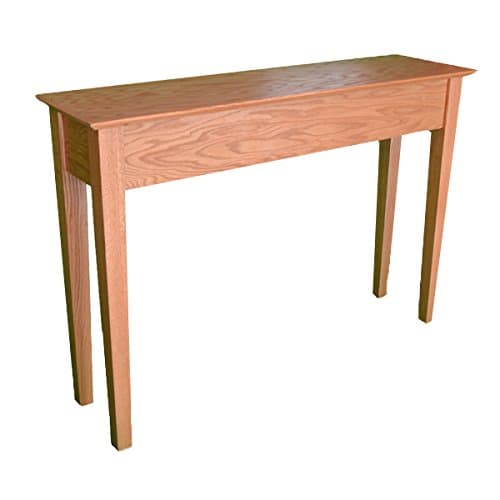 Secret Compartment Sofa/Entry Table (Diversion Safe), Type 1 Shaker Style (Autumn Stain)