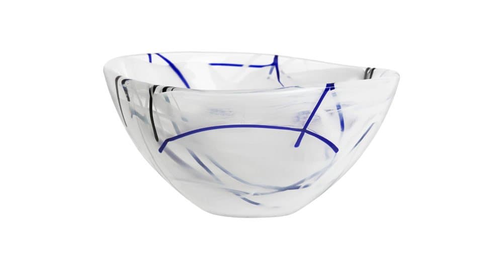Contrast Small White Bowl