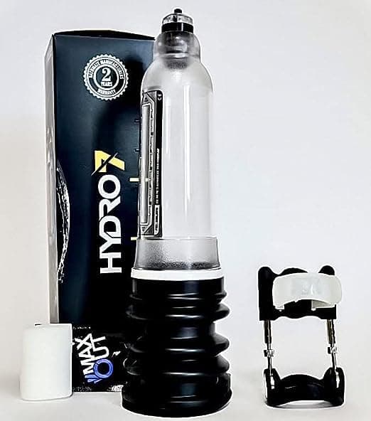 100% Genuine HYDR07 Crystal Clear - Includes B.M. Maxout Sample and S-MAX Traction Device - Affordable Model