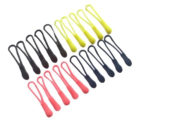Risan Multi Colour Durable Zipper Pulls Zipper Cord Pulls Zipper Extension for Bags, Backpacks, Jackets, Luggage, Purses, Handbag Zipper Tags 20 pcs (Multi Colour)