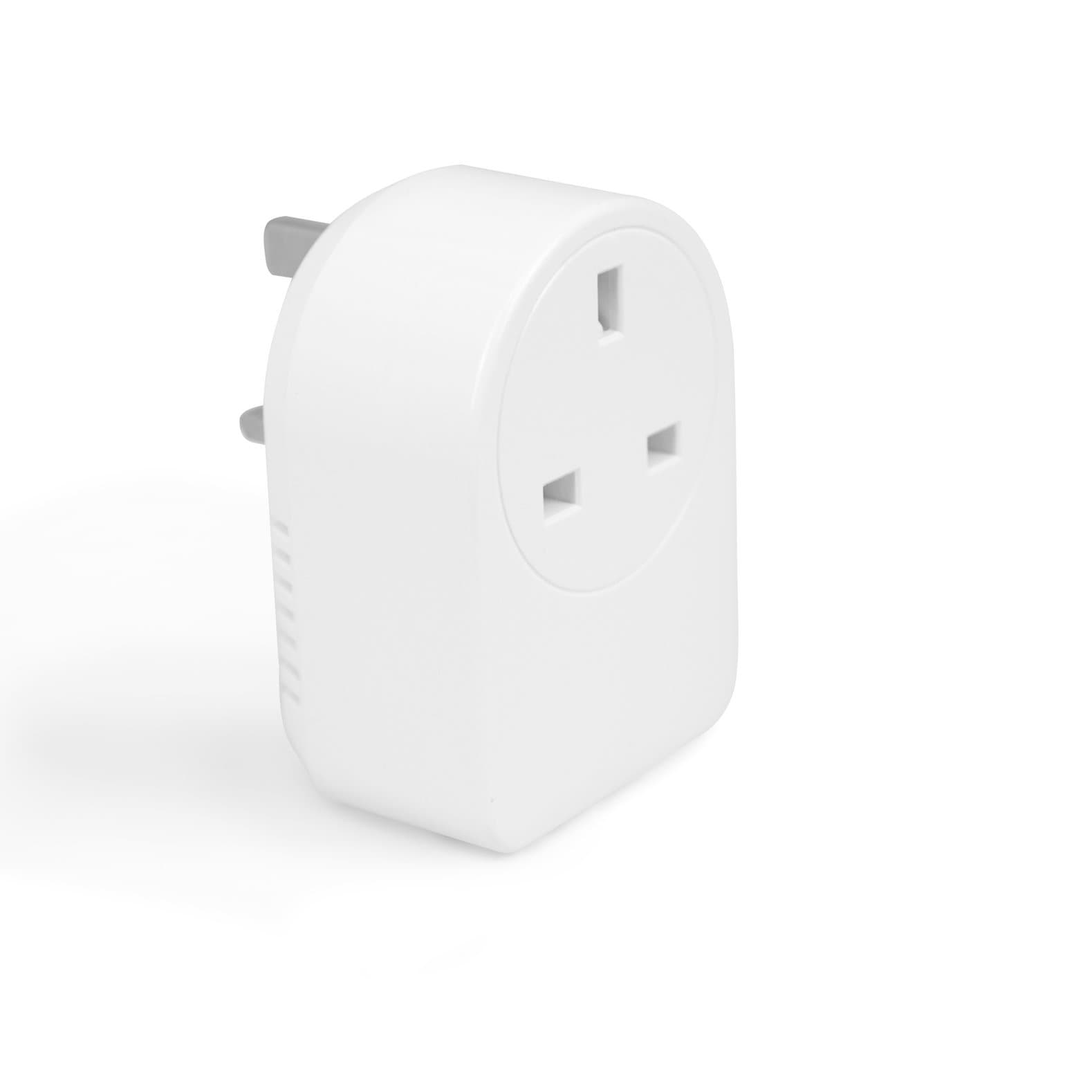 Aeotec Smart Switch Gen5, Z-Wave Plus remote control UK smart plug with energy metering and power reports, works with Electric Ireland Smarter Home