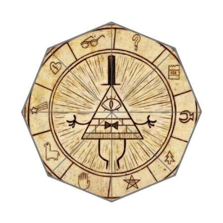 All Weather Umbrella Gravity Falls Bill Cipher Custom Auto Foldable Umbrella