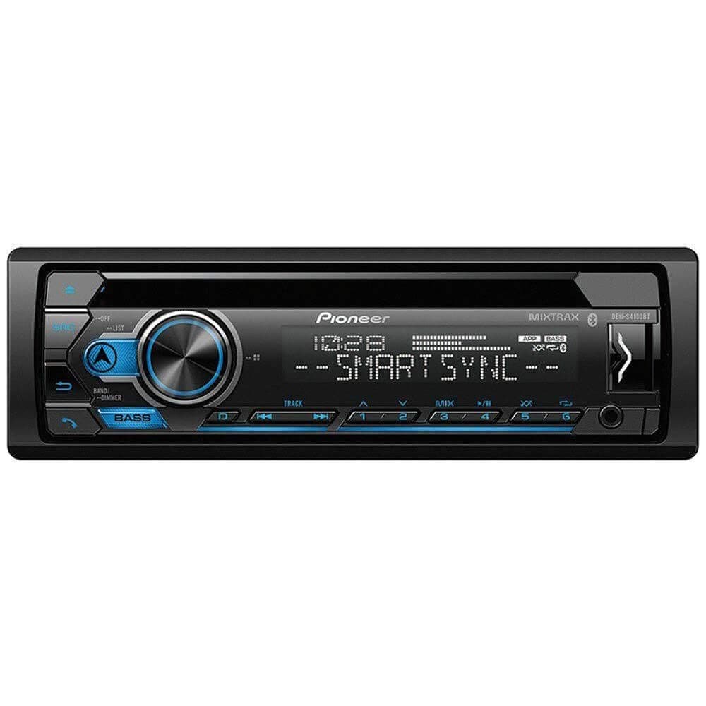 Pioneer DEH-S4100BT CD Receiver with Improved Smart Sync App Compatibility/MIXTRAX/Built-in Bluetooth