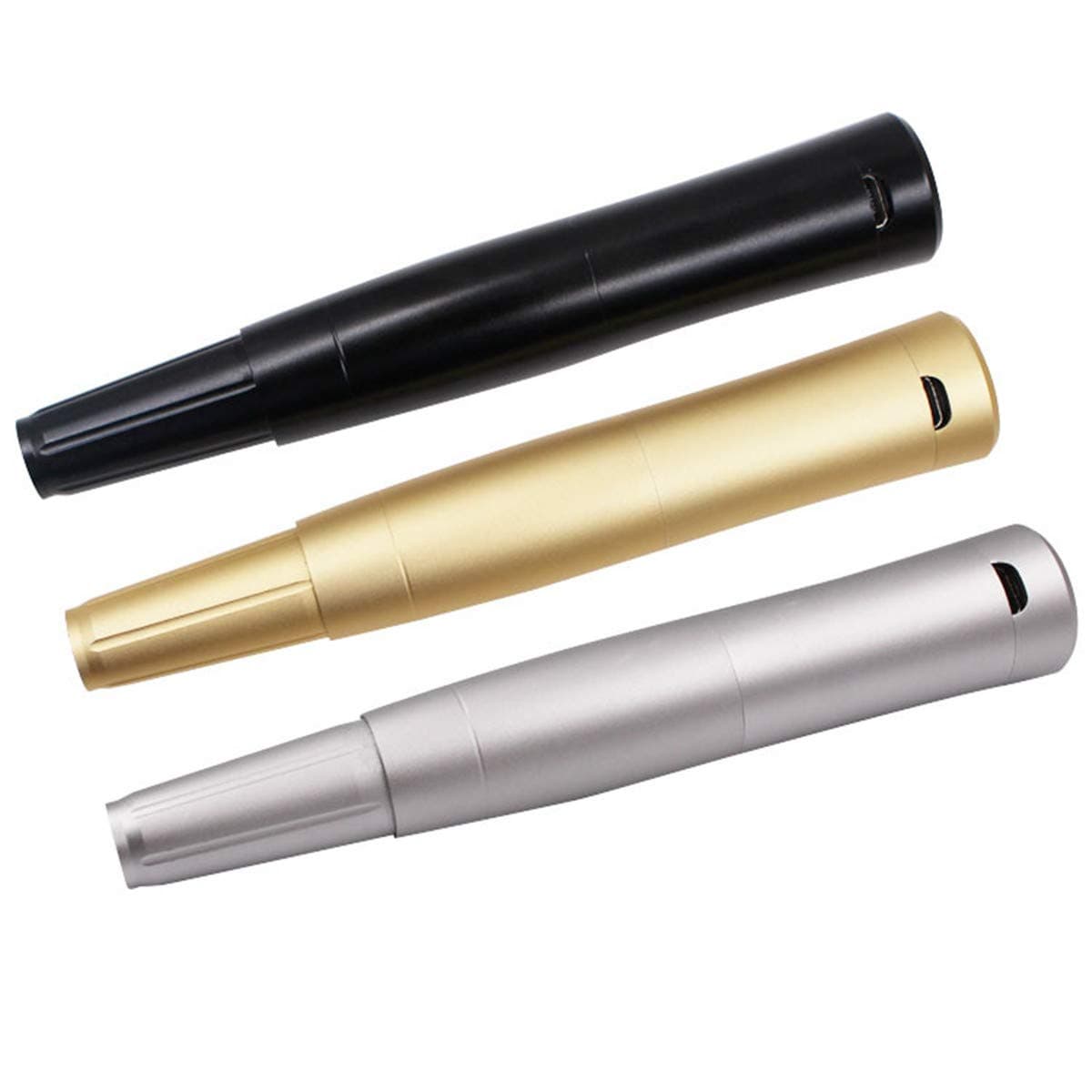 Wireless Using Micropigmentation Tattoo Machine Silver Permanent Makeup Pen Machine Device with 20pcs Nano Cartridge Needles Eyebrows PMU Beauty(Machine+20pcs Needles)