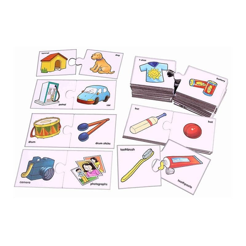 Creative's Things That Go Together |0625| Match each object with what it goes together! Suitable for 3 Yrs & Plus