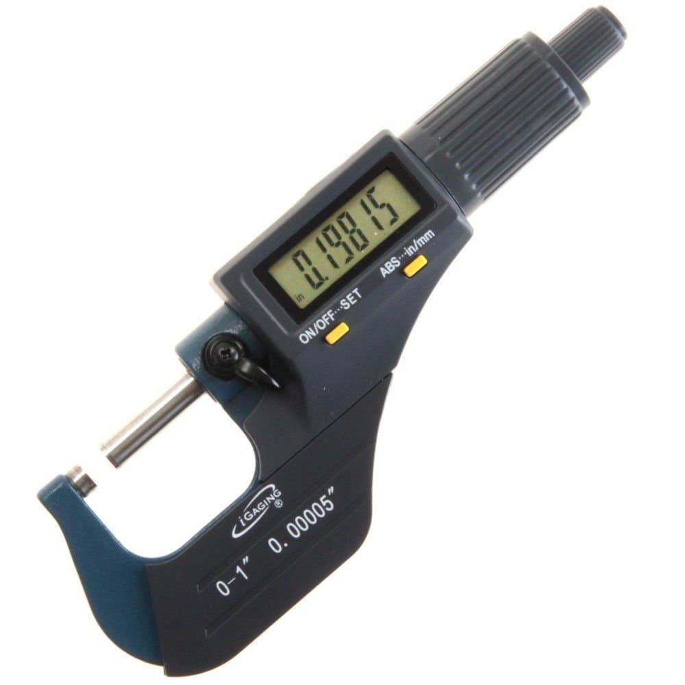 iGaging 0-1 Digital Electronic Micrometer w/Large Display Inch/Metric by iGaging