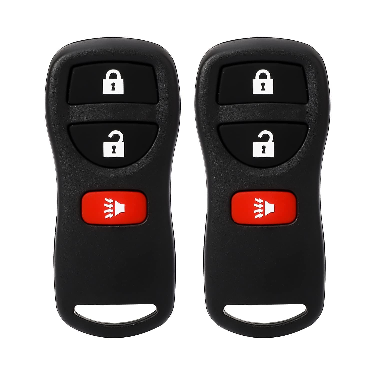 Keyless Entry Remote Control: Car Key Fob 3 Button Clicker Transmitter Entry Remote Key fob Replacement for KBRASTU15 (2 Pack)
