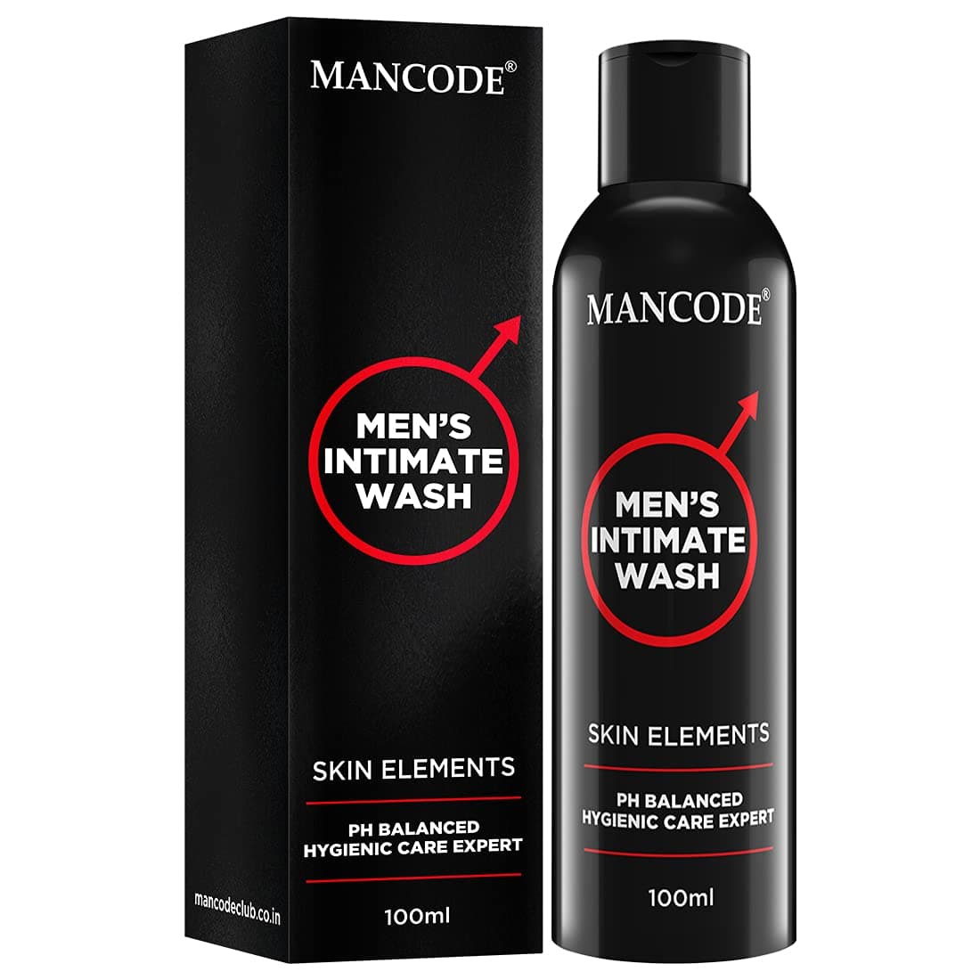 - Mancode Intimate Wash For Men - 100ml with Tea Tree Essential Oil Ayurvedic & Natural Personal Intimate Hygiene Prevents Itching Irritation & Dryness Caused By Sweating Ball Wash for Men