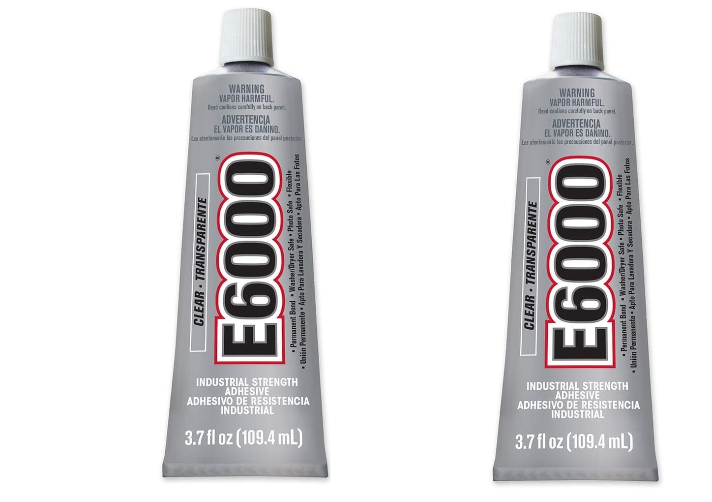 E6000 Craft Adhesive, 3.7 Fluid Ounces (2 Pack)