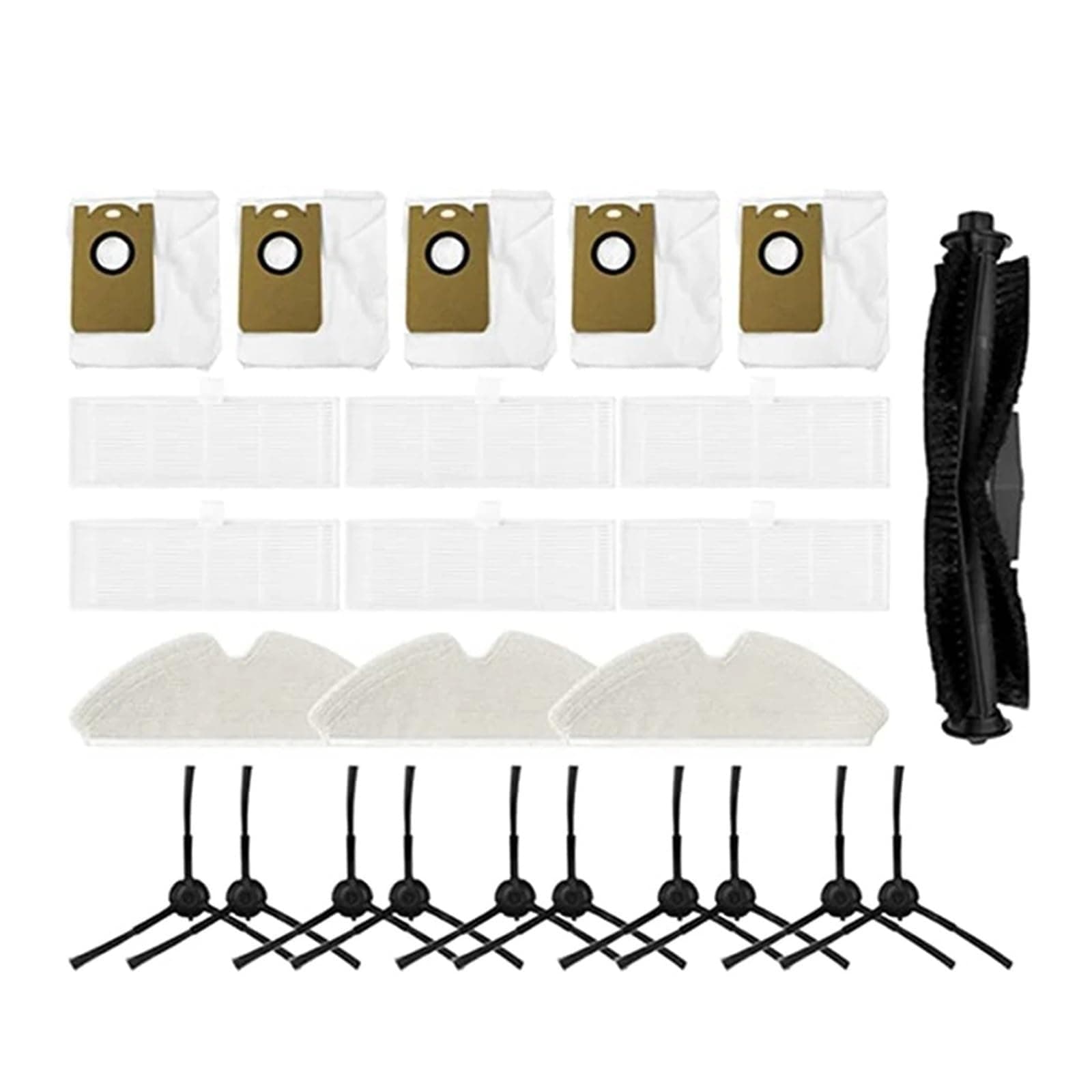 Compatible for Uoni V980 Plus/Compatible for Honiture Q6 Robot Replacement Parts Compatible for Proscenic M7 PRO/Compatible for Kyvol Compatible for Cybovac S31 Vacuum Cleaner Accessory Kit