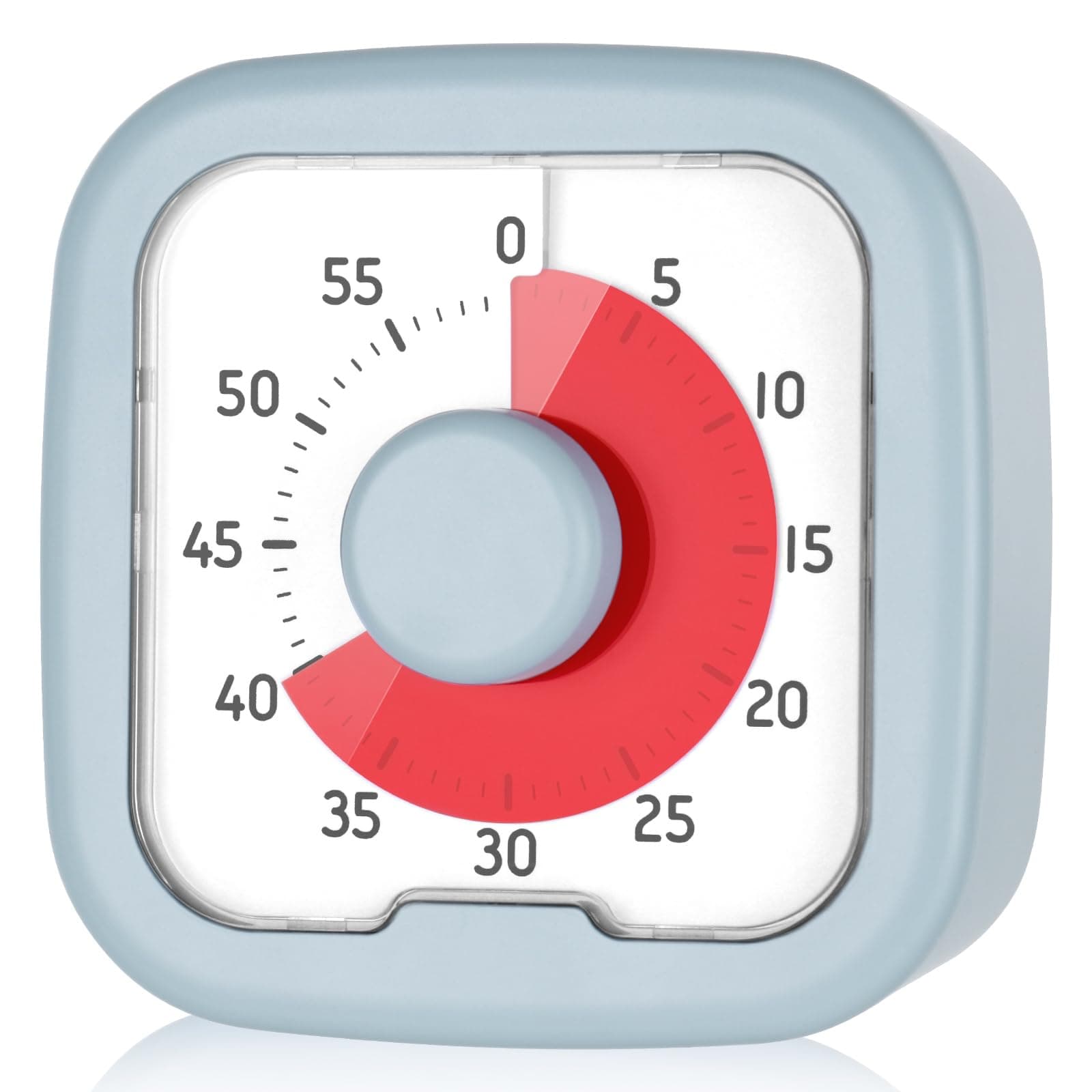 60 Minute Visual Timer,Pomodoro Visual Countdown Timer for Kids and Adults,Silent Countdown Time Management Tool for Classroom Home Office-Blue