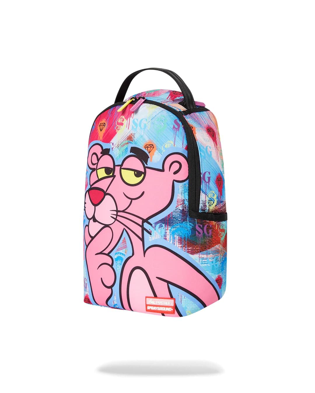 SPRAYGROUND SMALL BACKPACK: PINK PANTHER ART CLASS