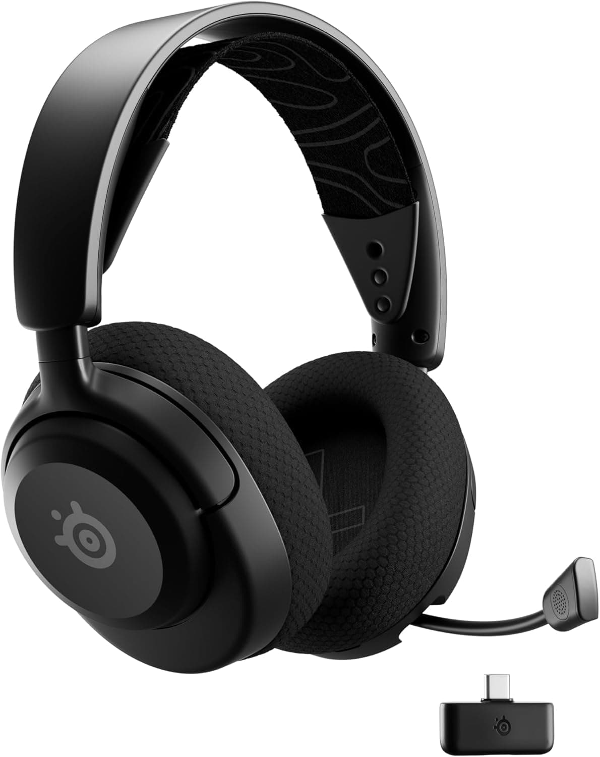 SteelSeries Wireless Gaming Headset Arctis Nova 5 with Optimal Equalizer Settings for Monster Hunter: World, Headphones Lightweight, Wireless, Compatible with Switch/Switch2/PC/PS5/PS4, Fast Charging