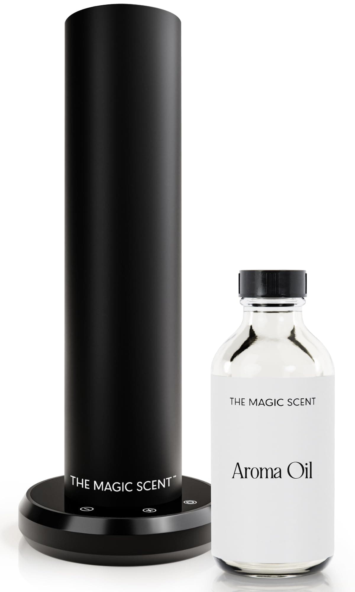 THE MAGIC SCENT Bluetooth Diffuser - Home & Office - Sleek, Smart, & Ultra-Quiet - Cold-Air Programmable - Essential Oil Diffuser - Aluminum - Gold