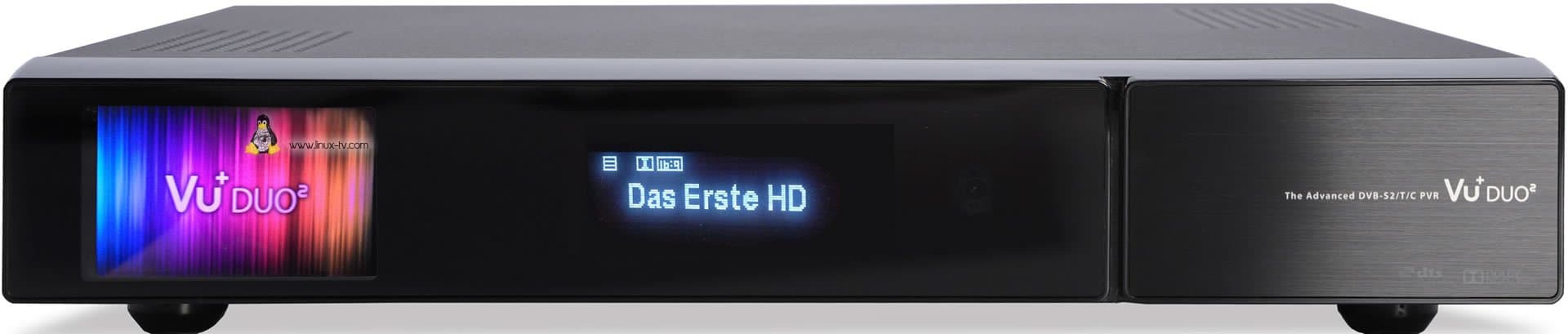 VU+ Duo2 Full HD Twin Linux Satellite Receiver 2x DVB-S2 Tuner PVR Ready